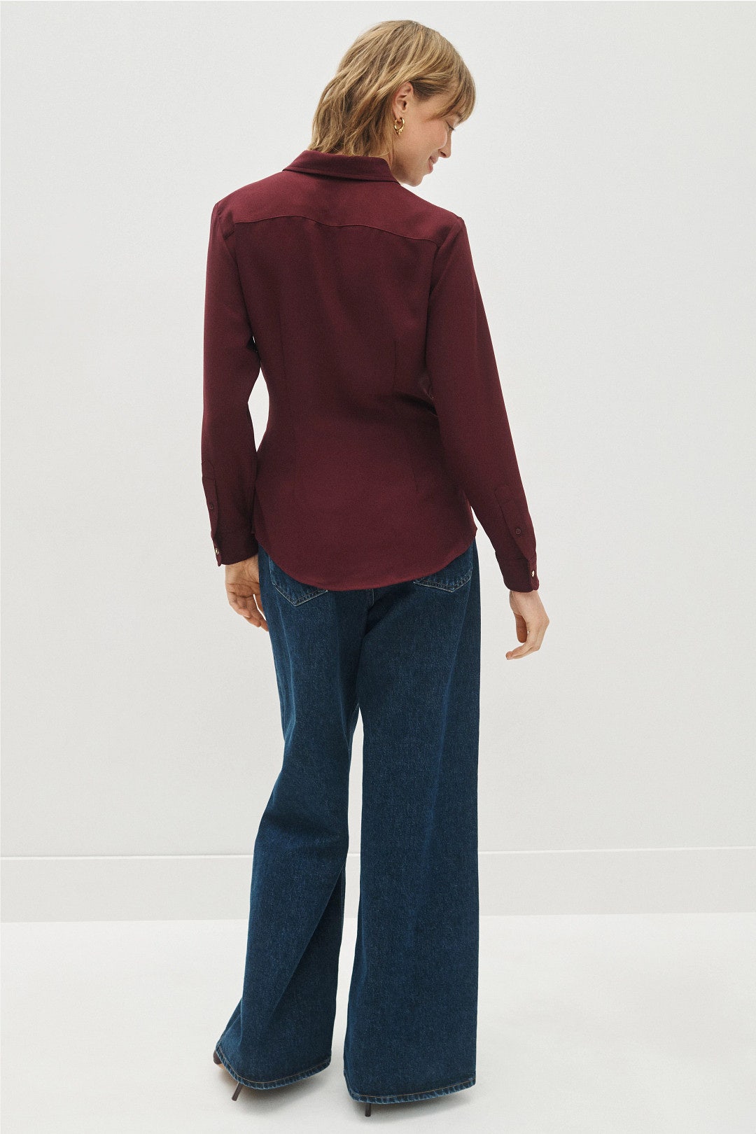 Cross Cinched Collared Top by Lauren Ralph Lauren 2