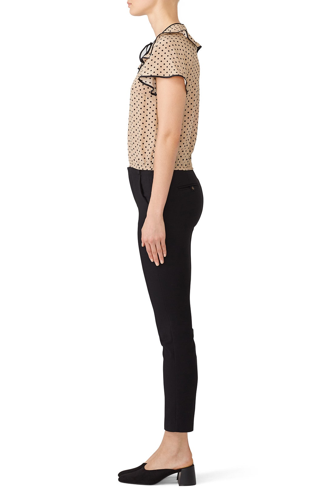 Blush Polka Dot Top by RED Valentino 2