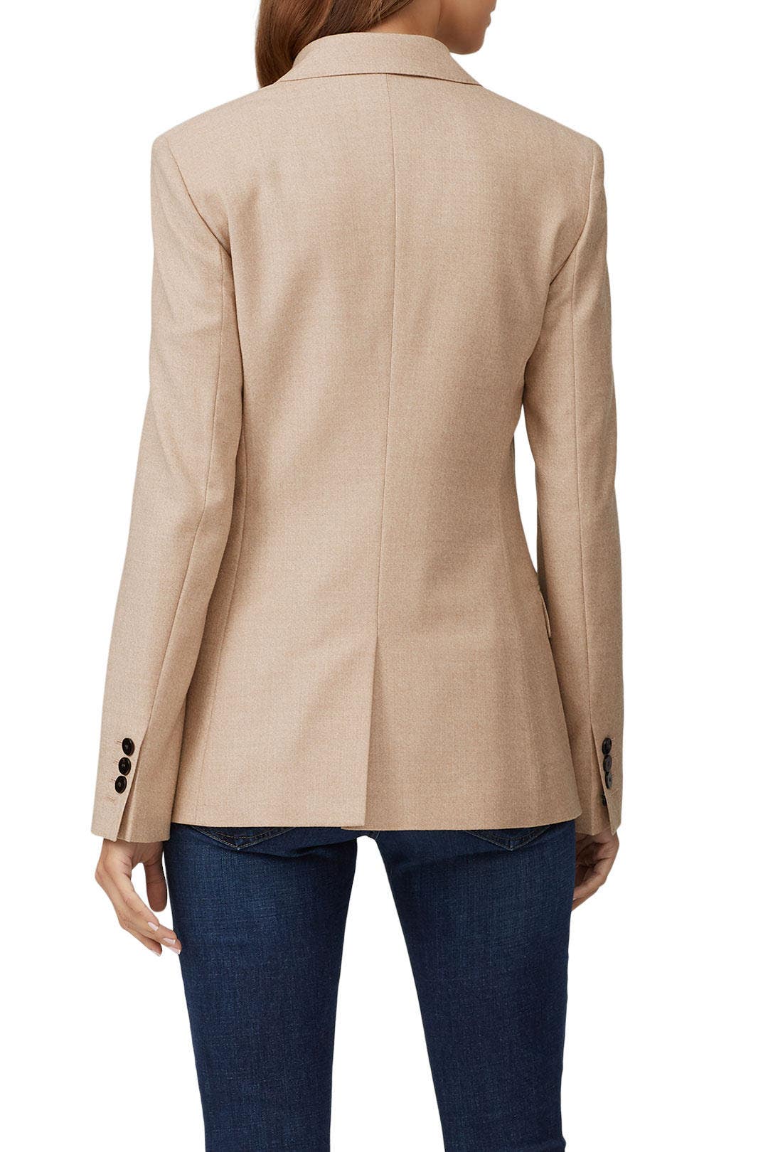 Camel Sleek Staple Blazer by Theory 2