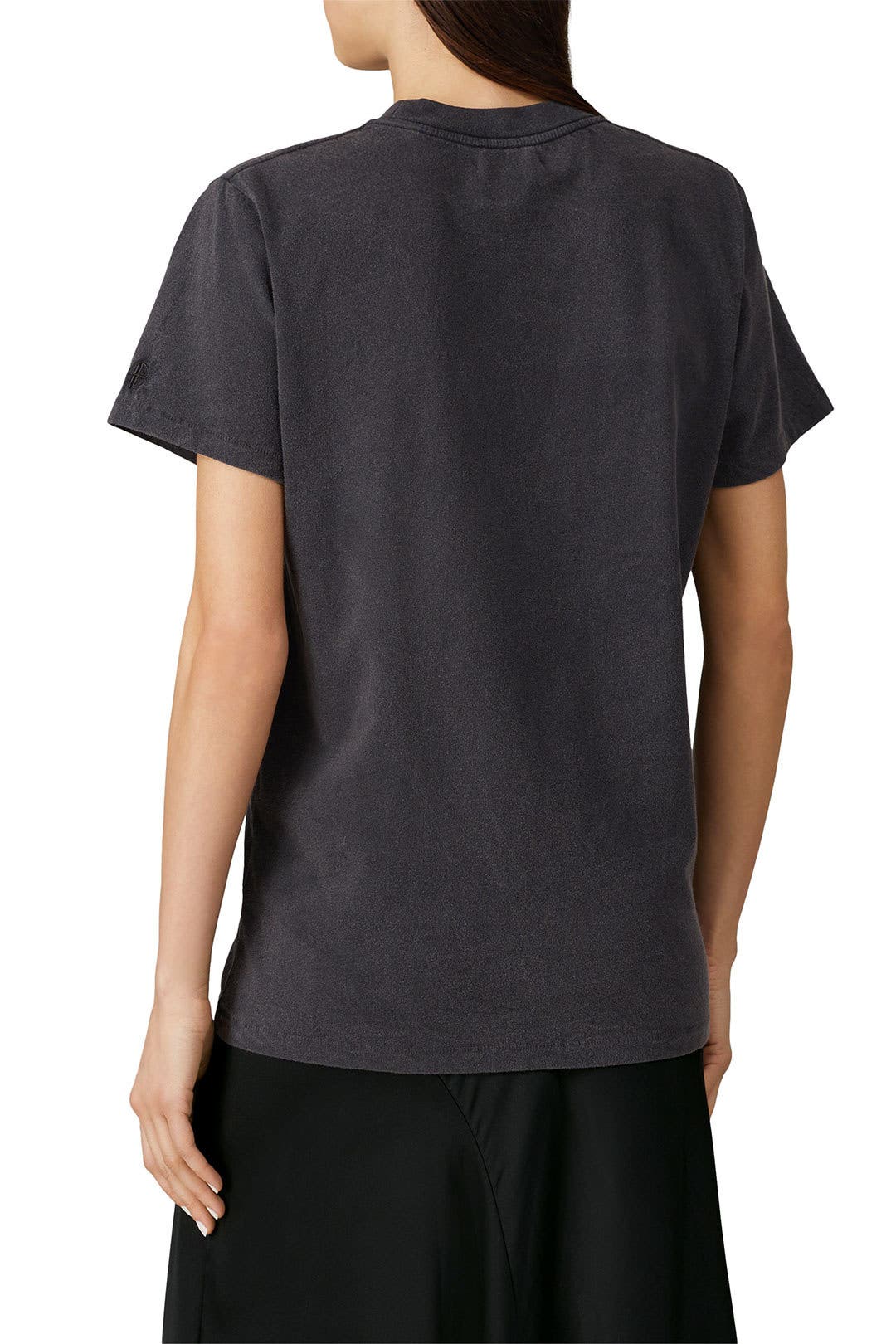 ANINE BING LILI TEE-WASHED BlackイーグルTシャツ Anine Bing Lili Tee - Washed Black Eagle - Black pour Femme