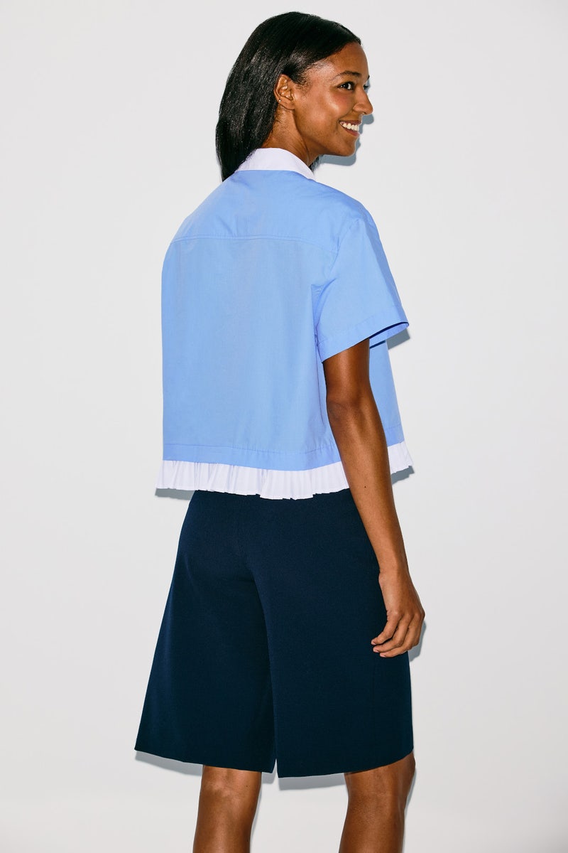 Collared Short Sleeve Top by Claudie Pierlot - Photo 2