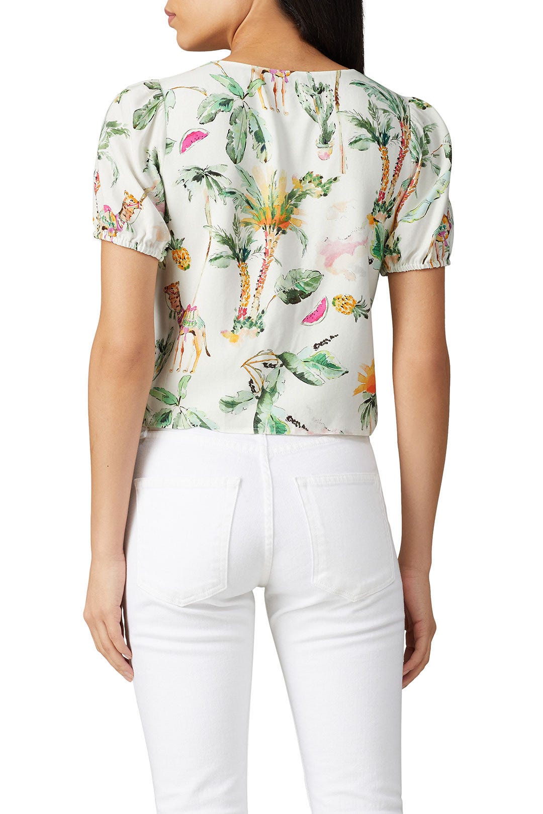 Jaclyn Ruched Detail Top by Line + Dot 1
