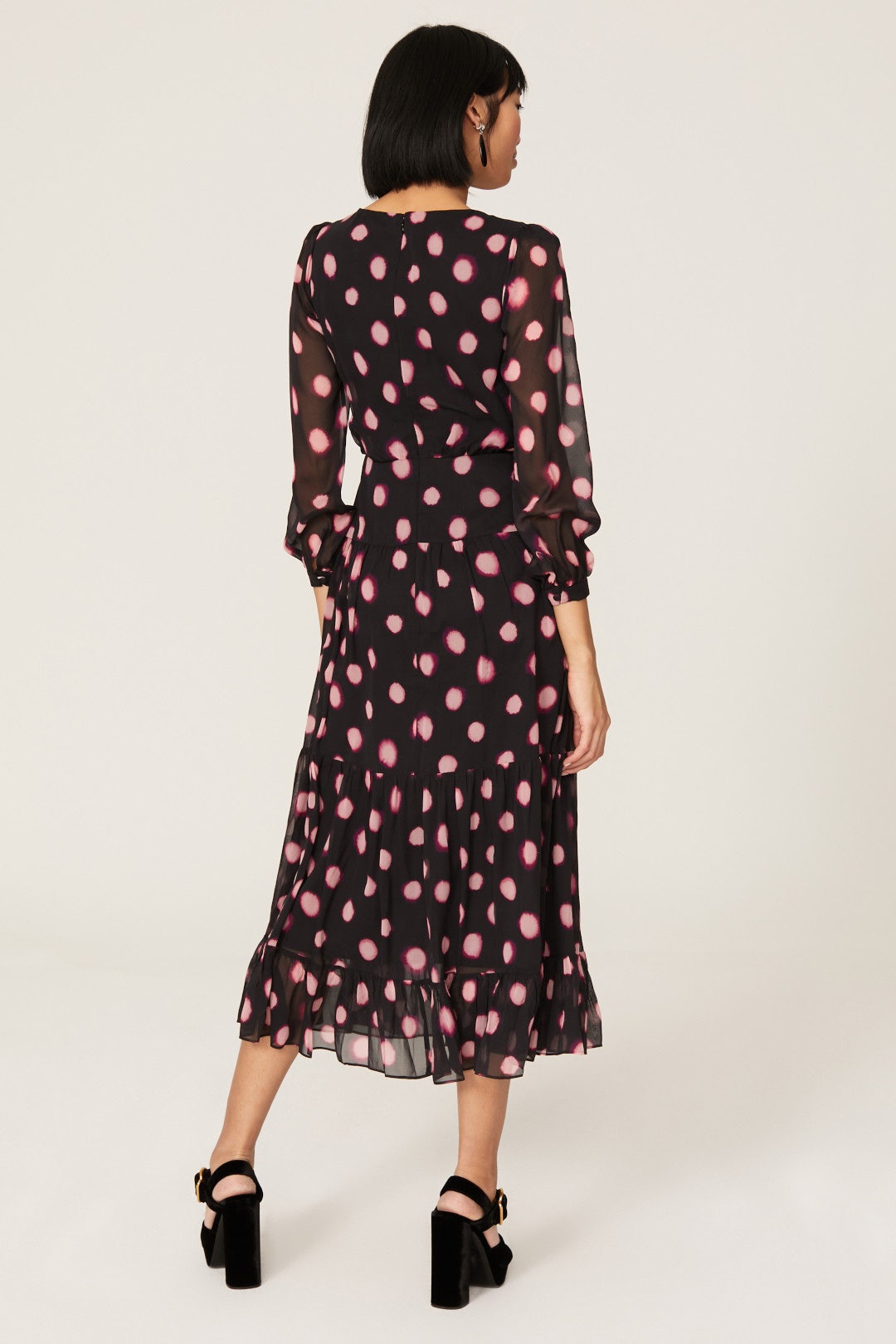 Isabel Polka Dot Dress by SALONI 2