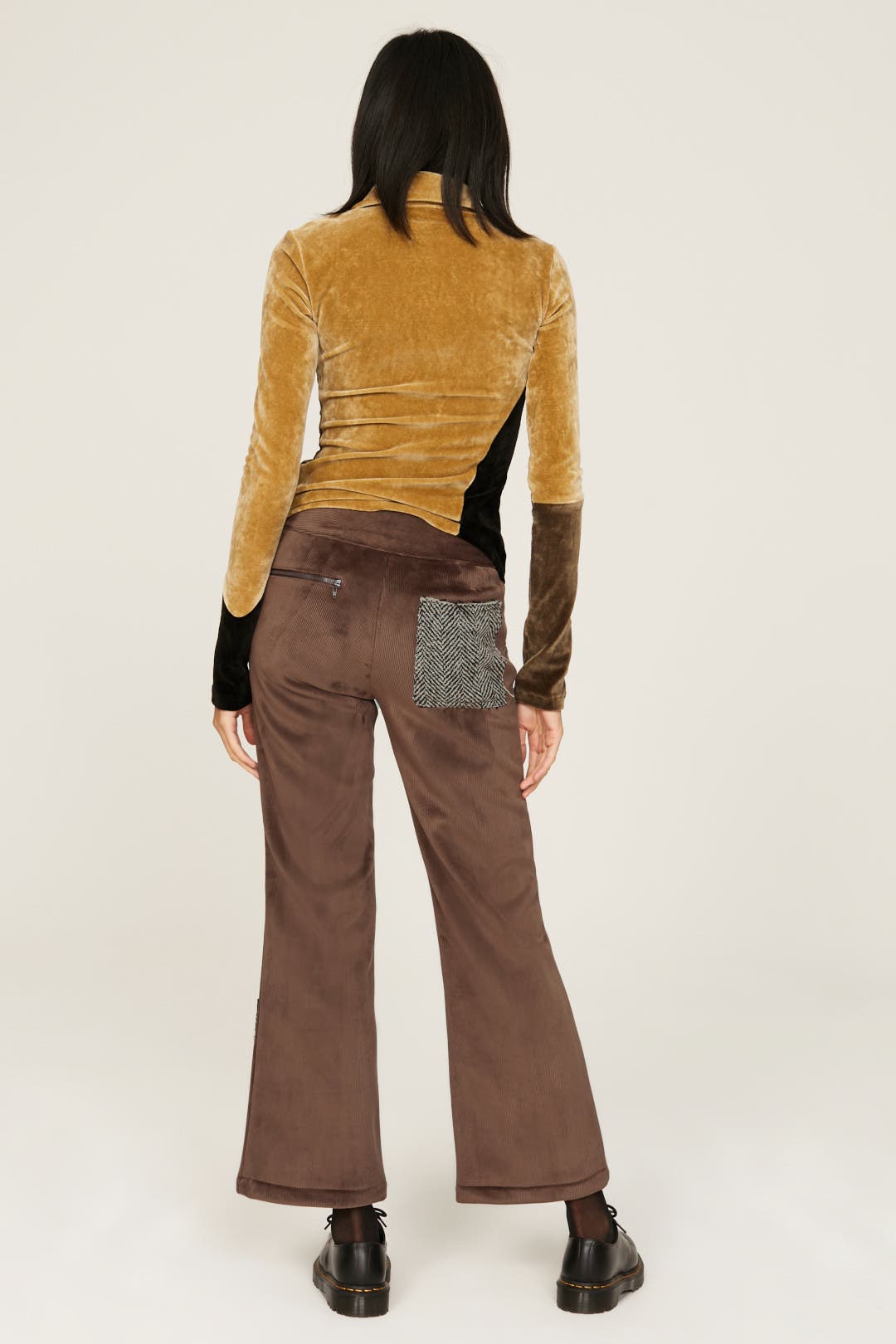 パンツ TheOpen Product RAW-CUT PATCHWORK PANTS Corduroy Patchwork Pants by TheOpen Product | Rent the Runway