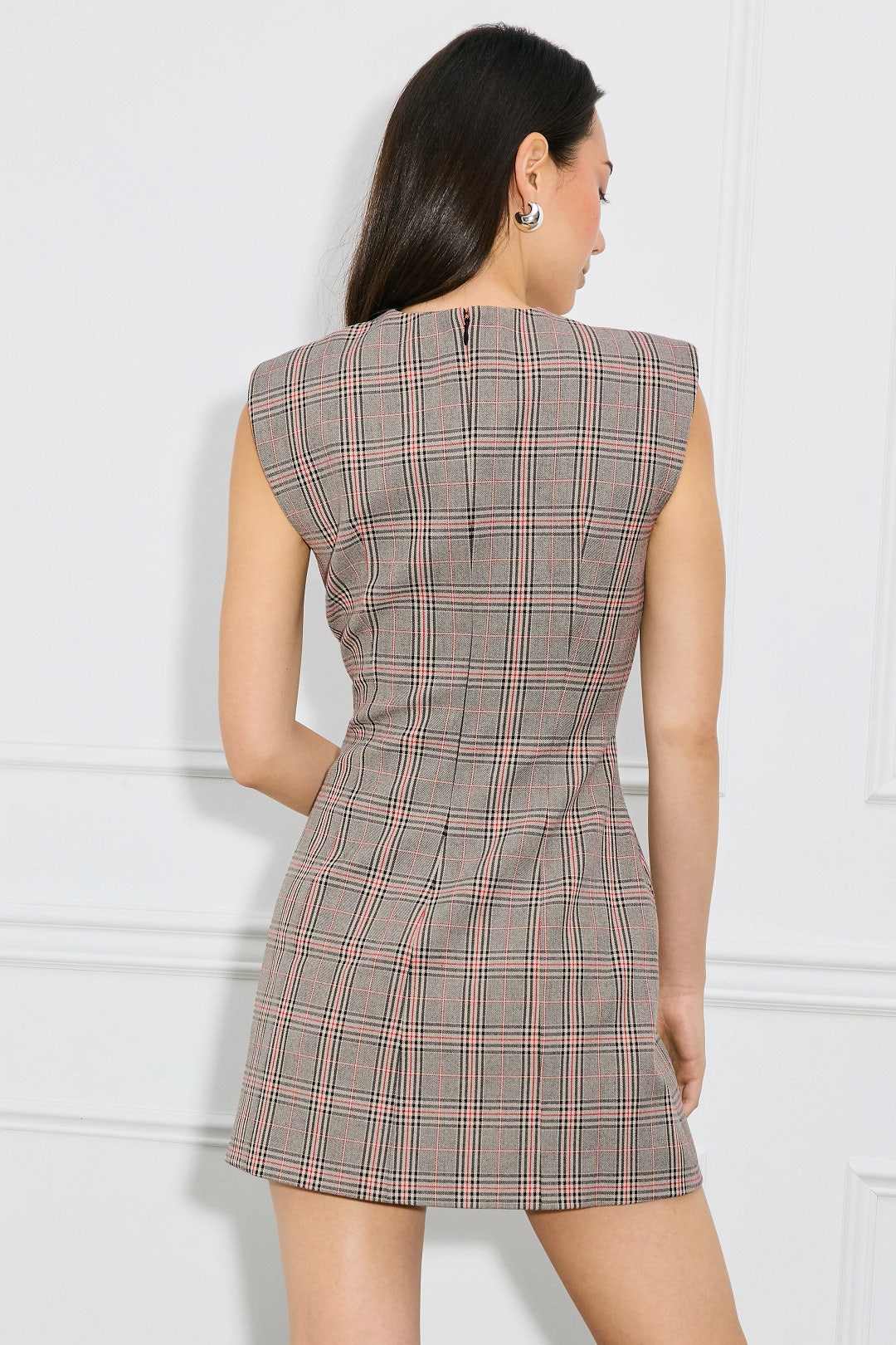 Plaid Mini Dress by Ronny Kobo x RTR 2