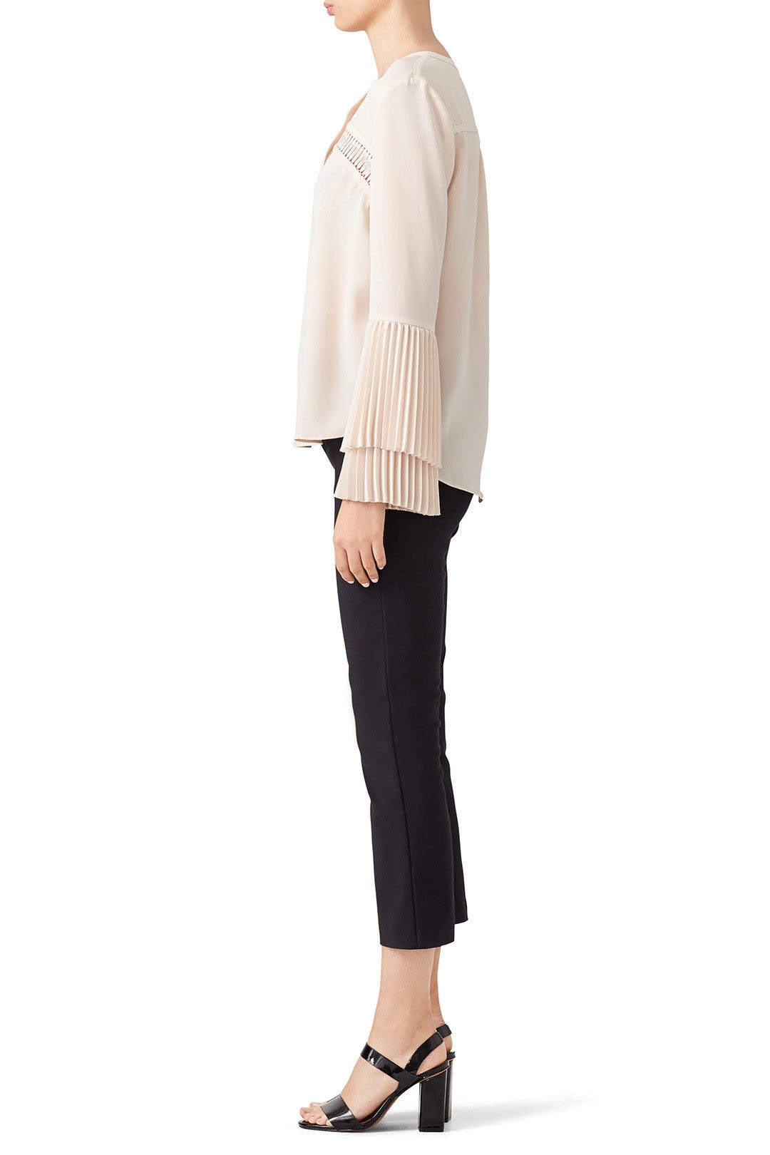 Beige Elissa Blouse by Adelyn Rae 1