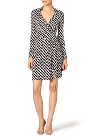 Contrast Jeanne Two Dress by Diane von Furstenberg