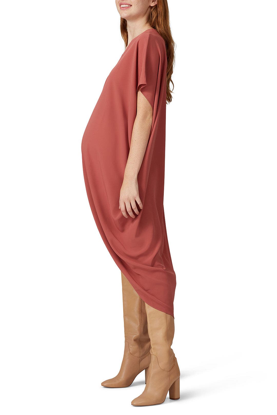 Burnt Orange Riviera Maternity Dress by HATCH 2