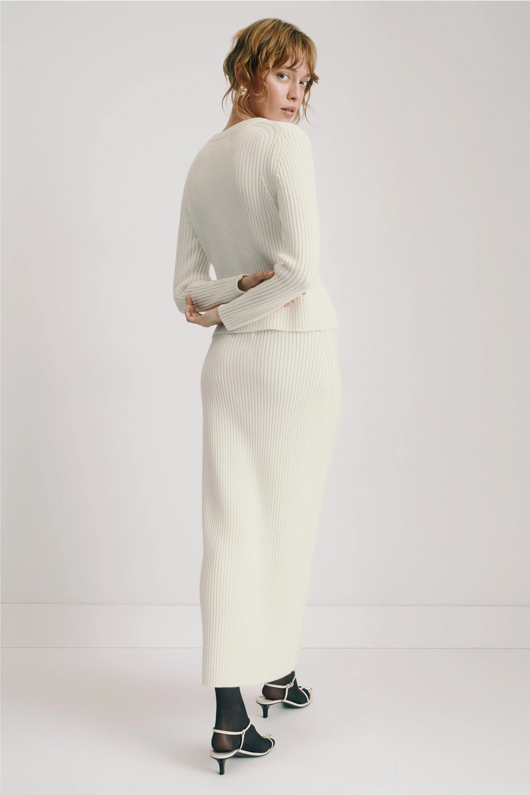 Zip Front Knit Skirt by Rosetta Getty x RTR 2