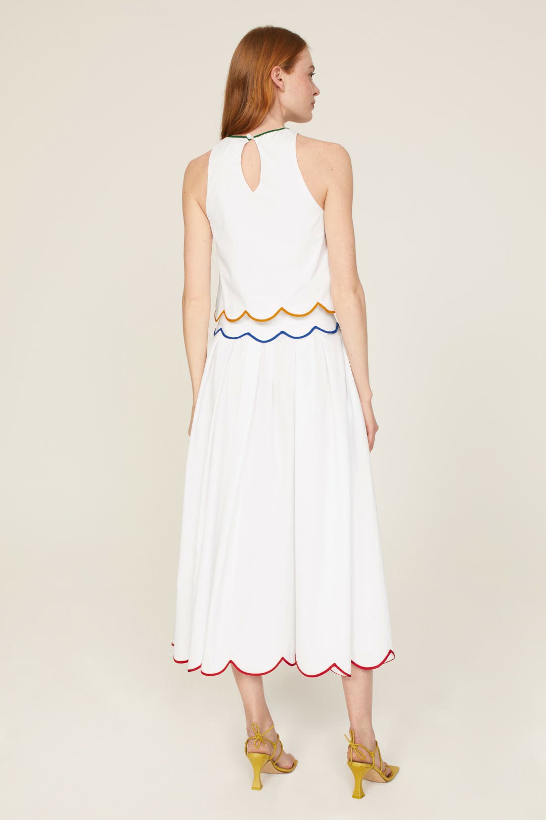Scallop Hem Skirt by Rosie Assoulin | Rent the Runway