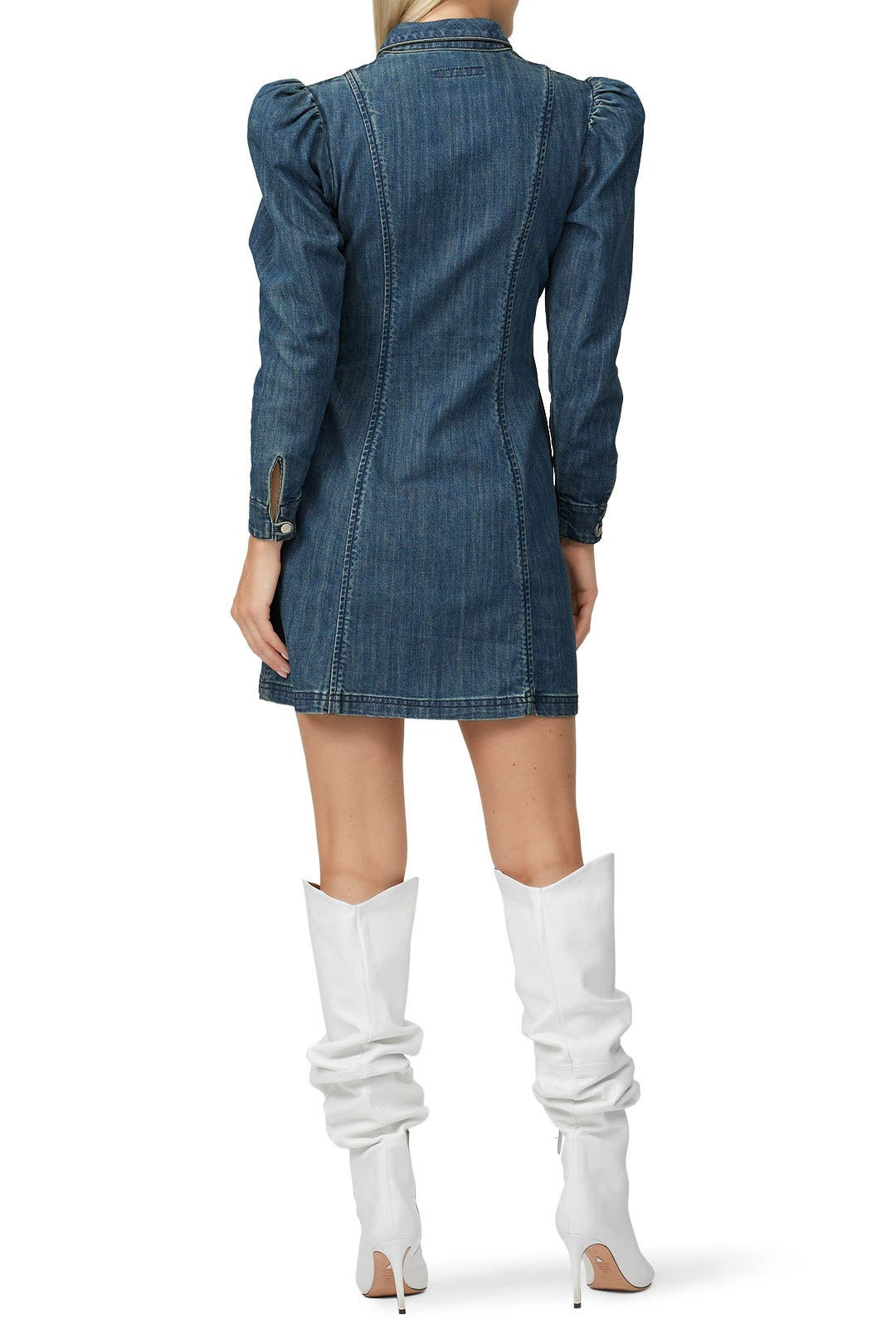 最終値下げ‼️ACLENT Switching wash denim dress ACLENT Switching wash denim dress