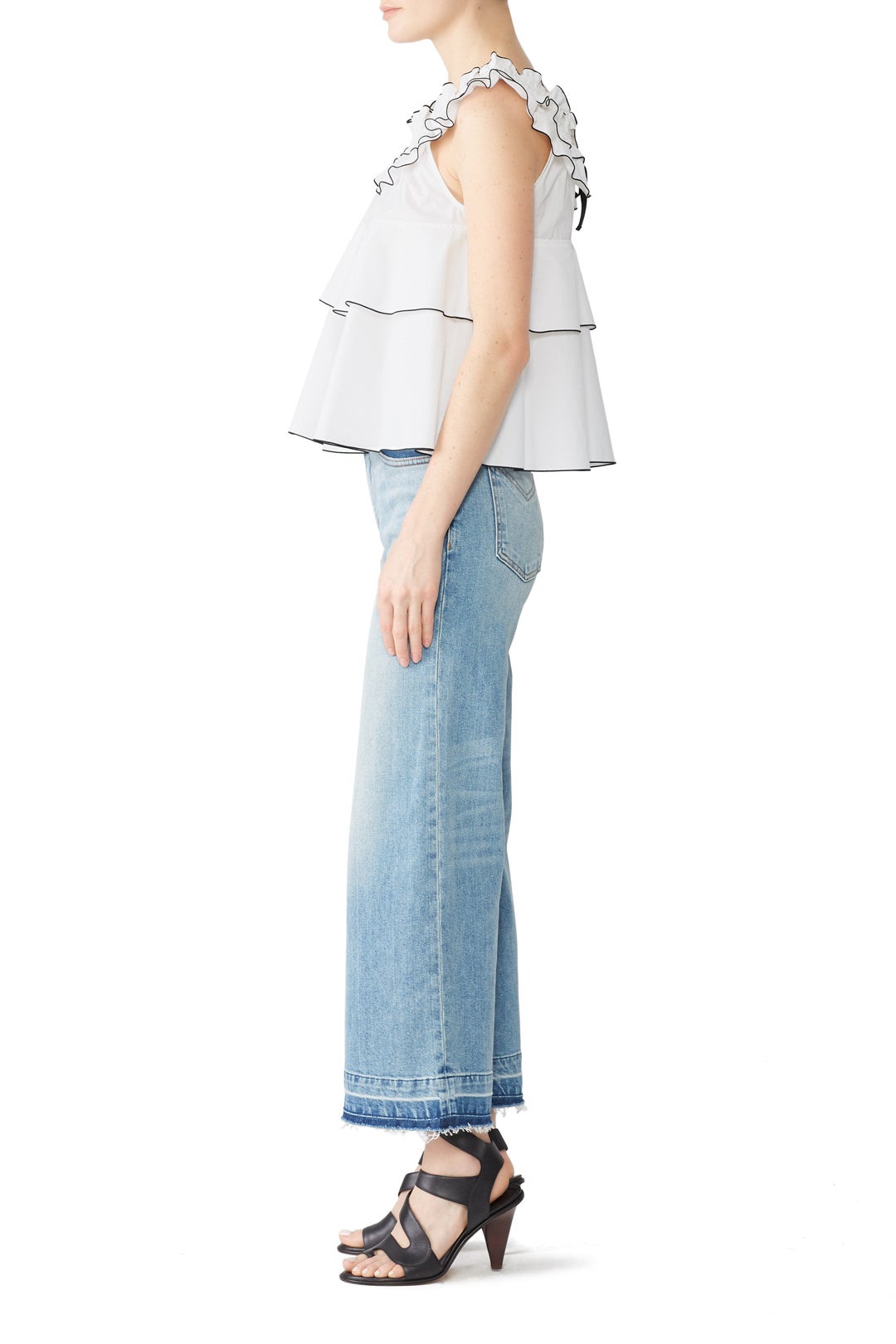 Smocked Off The Shoulder Top by Derek Lam 10 Crosby 1