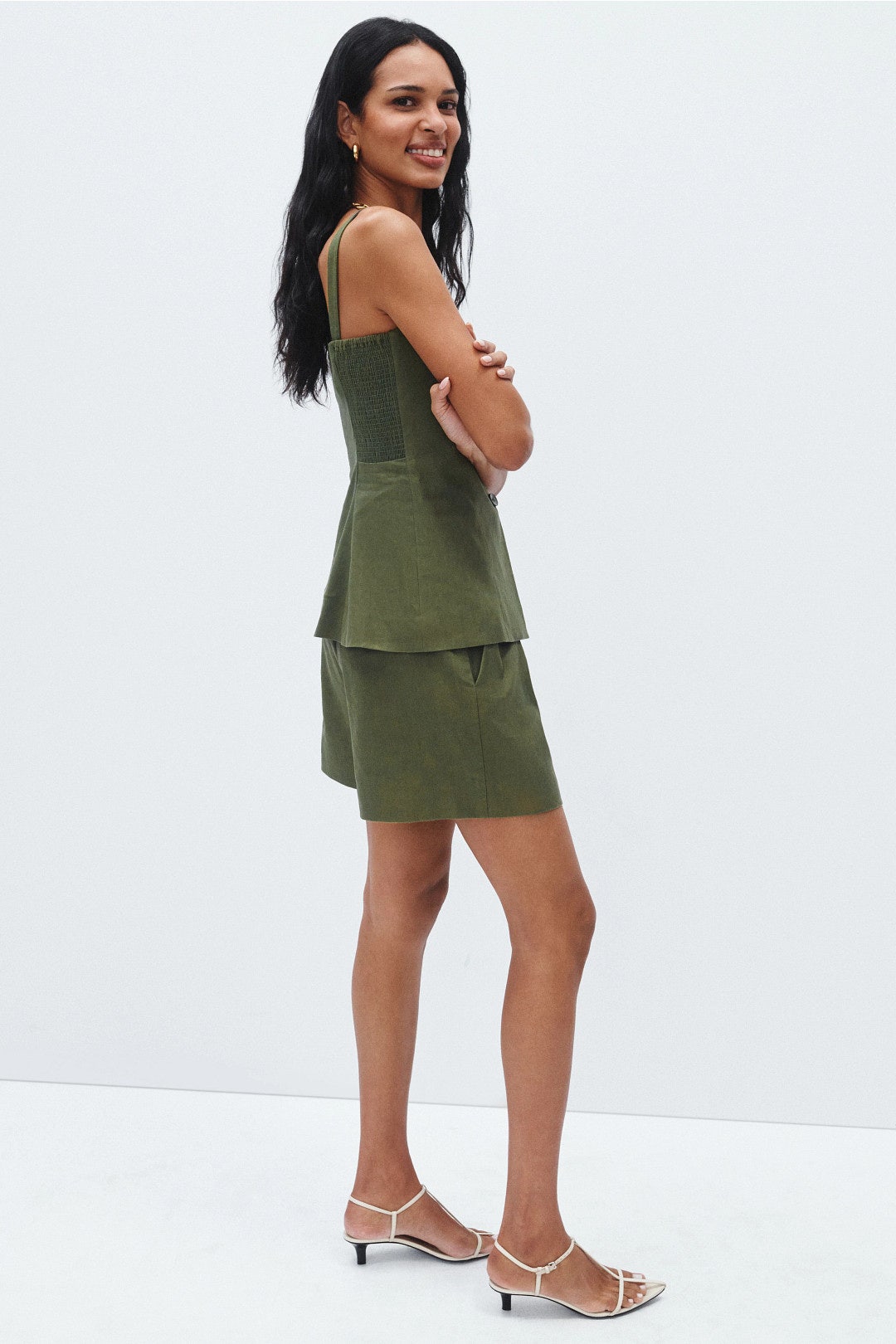Button Front Tank by Derek Lam 10 Crosby x RTR 1