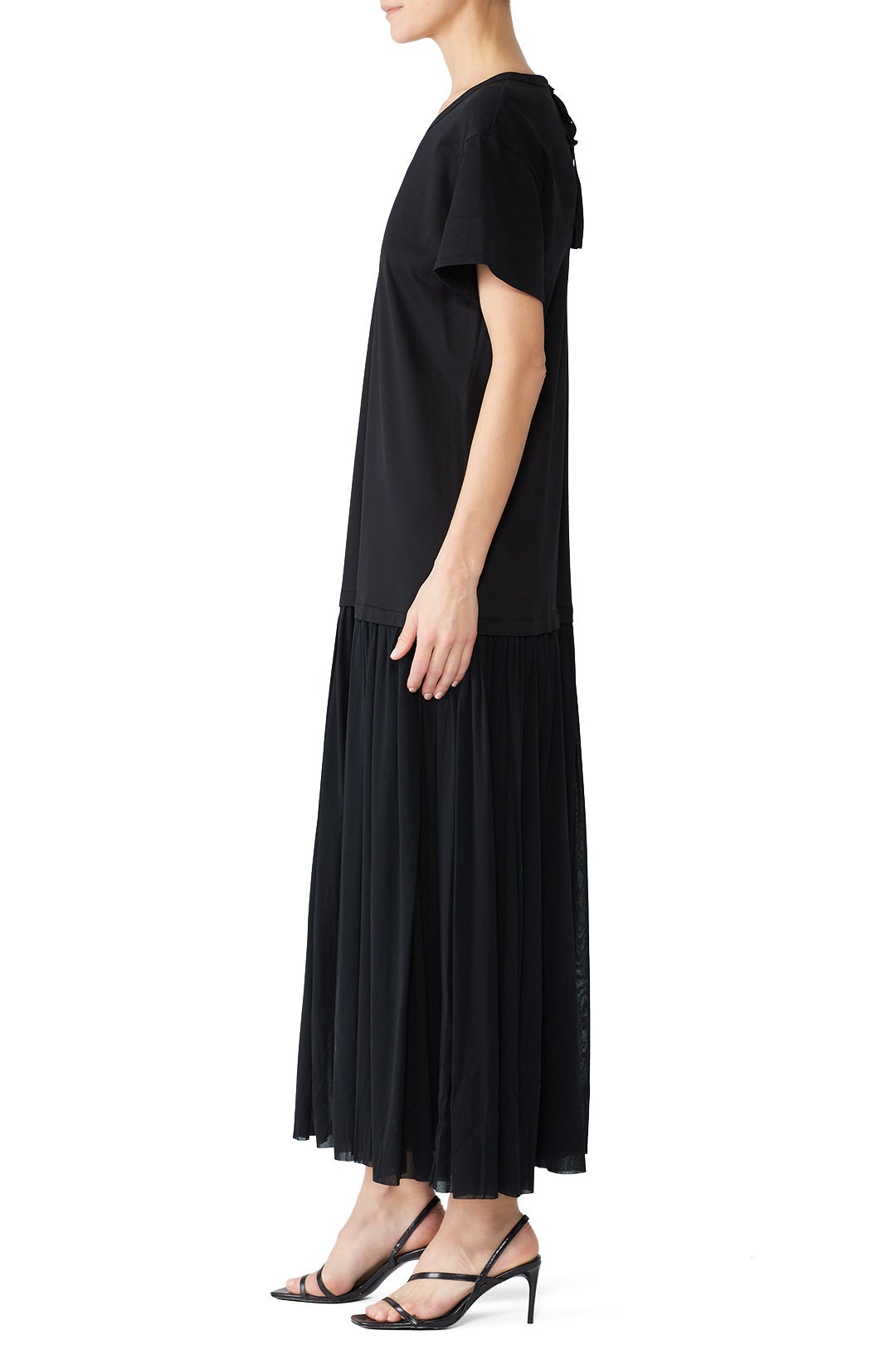 Jersey Drop Waist Dress by Jil Sander Navy 2