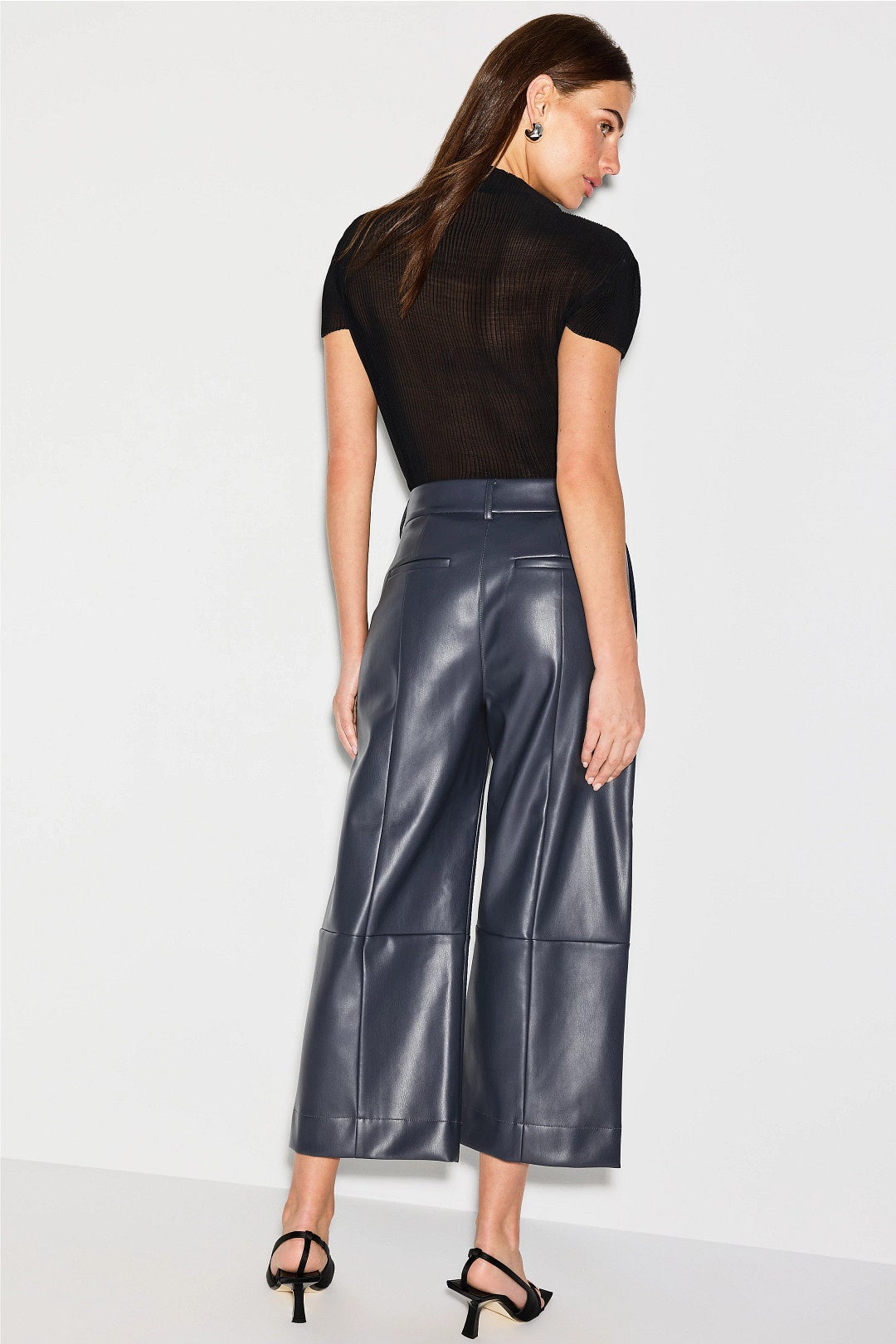Faux Leather Cropped Pants by Jason Wu x RTR 2