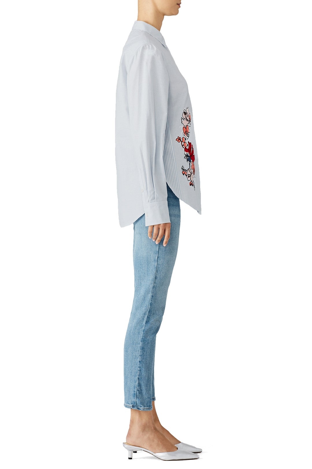 Embroidered Floral Button Down by Jason Wu 1