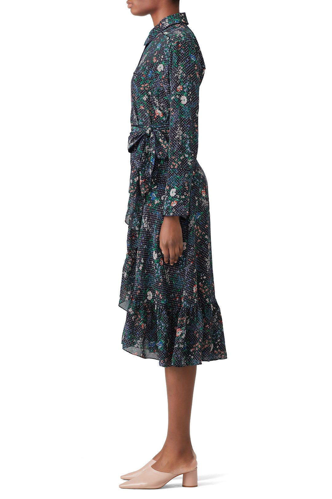 Floral Scarlet Print Dress by Marissa Webb 2