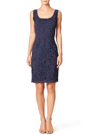 Scoop Lace Sheath by Josie Natori