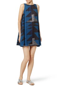 Blue Loom Dress by Mara Hoffman