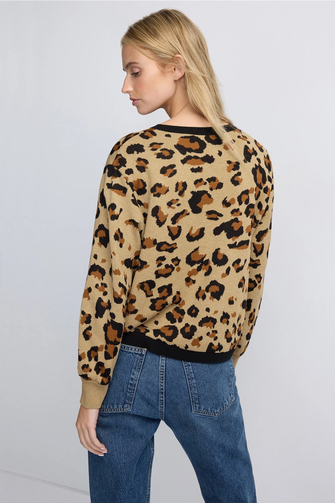 Orco Leopard Print Sweater by Aldomartins 2
