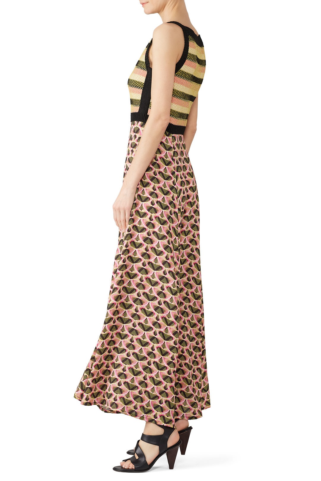 Abstract Printed Midi Dress by Aldomartins 2