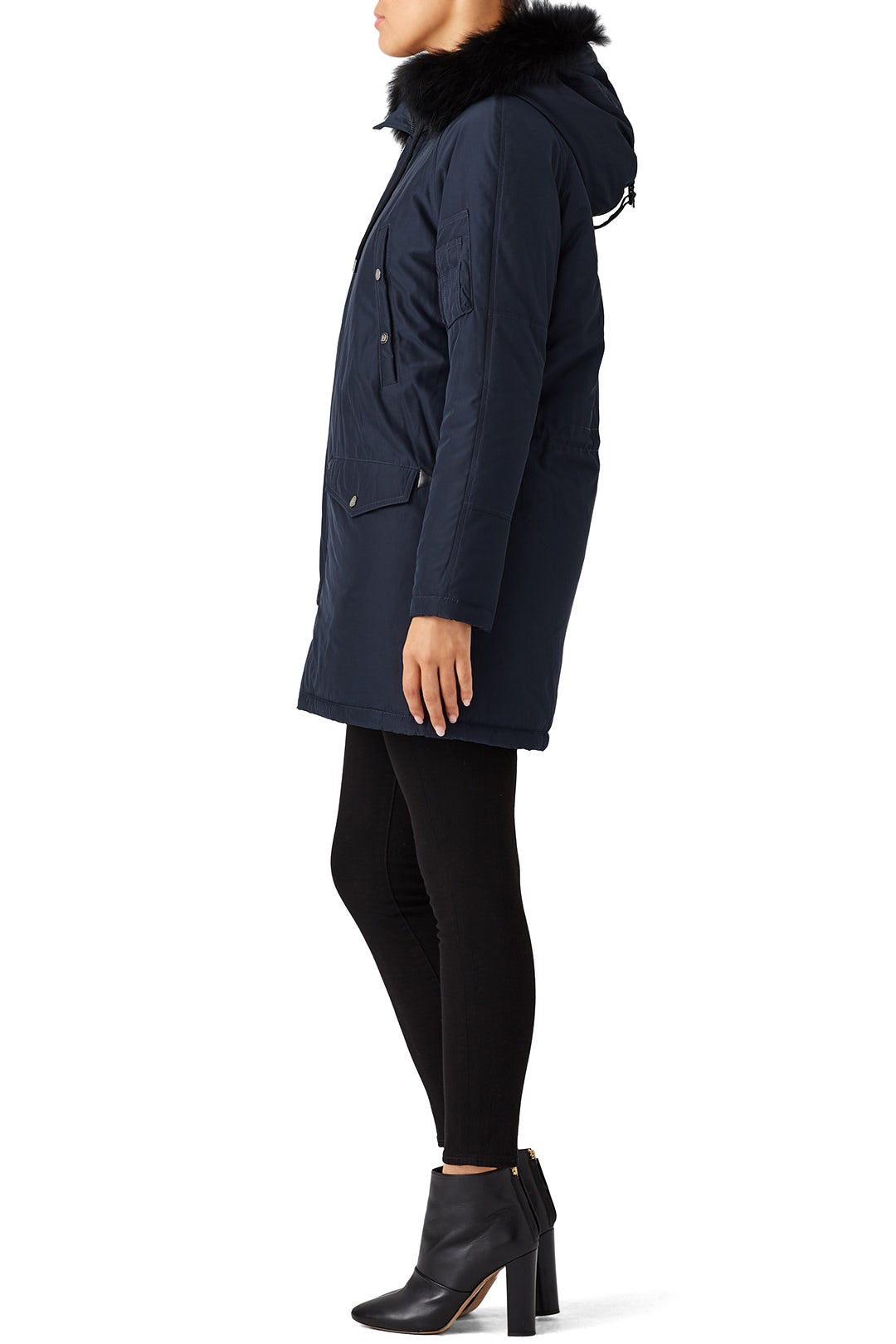Blue Technical Parka by The Kooples 2
