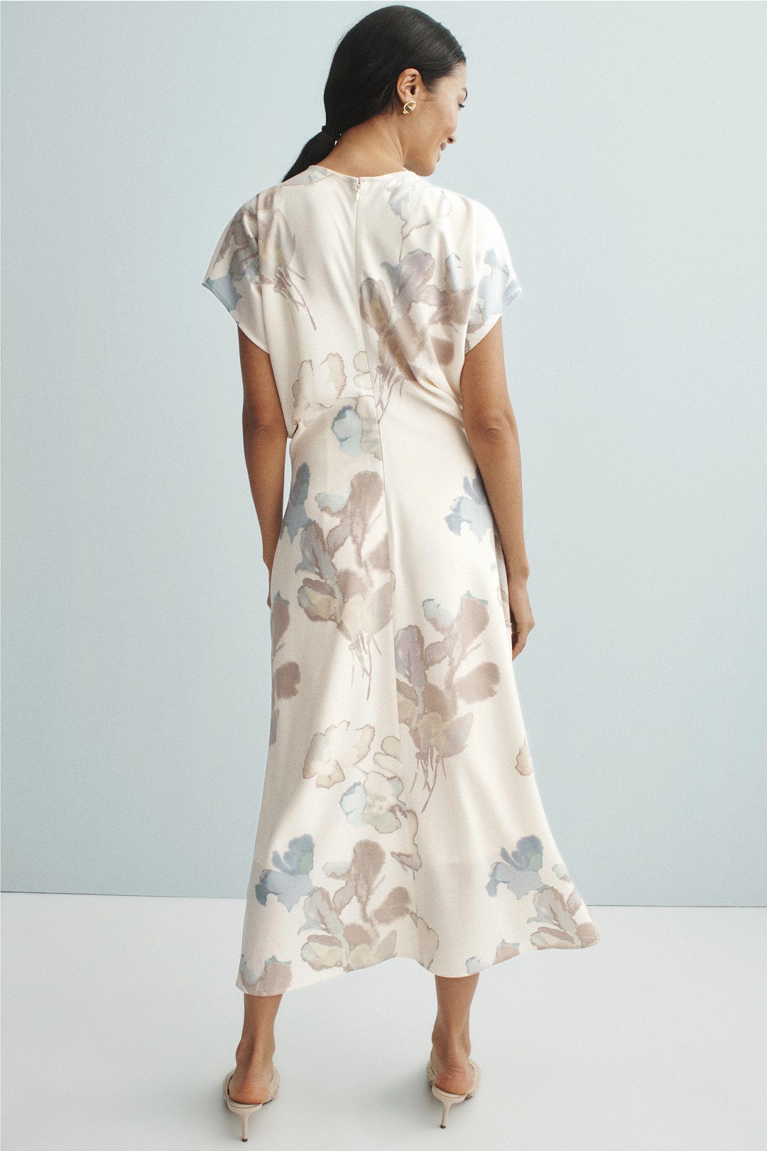 Floral Printed Midi Dress by Luxely 1