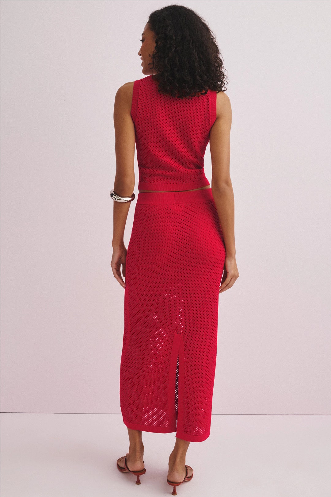 Crochet Midi Skirt by Rosetta Getty x RTR 1