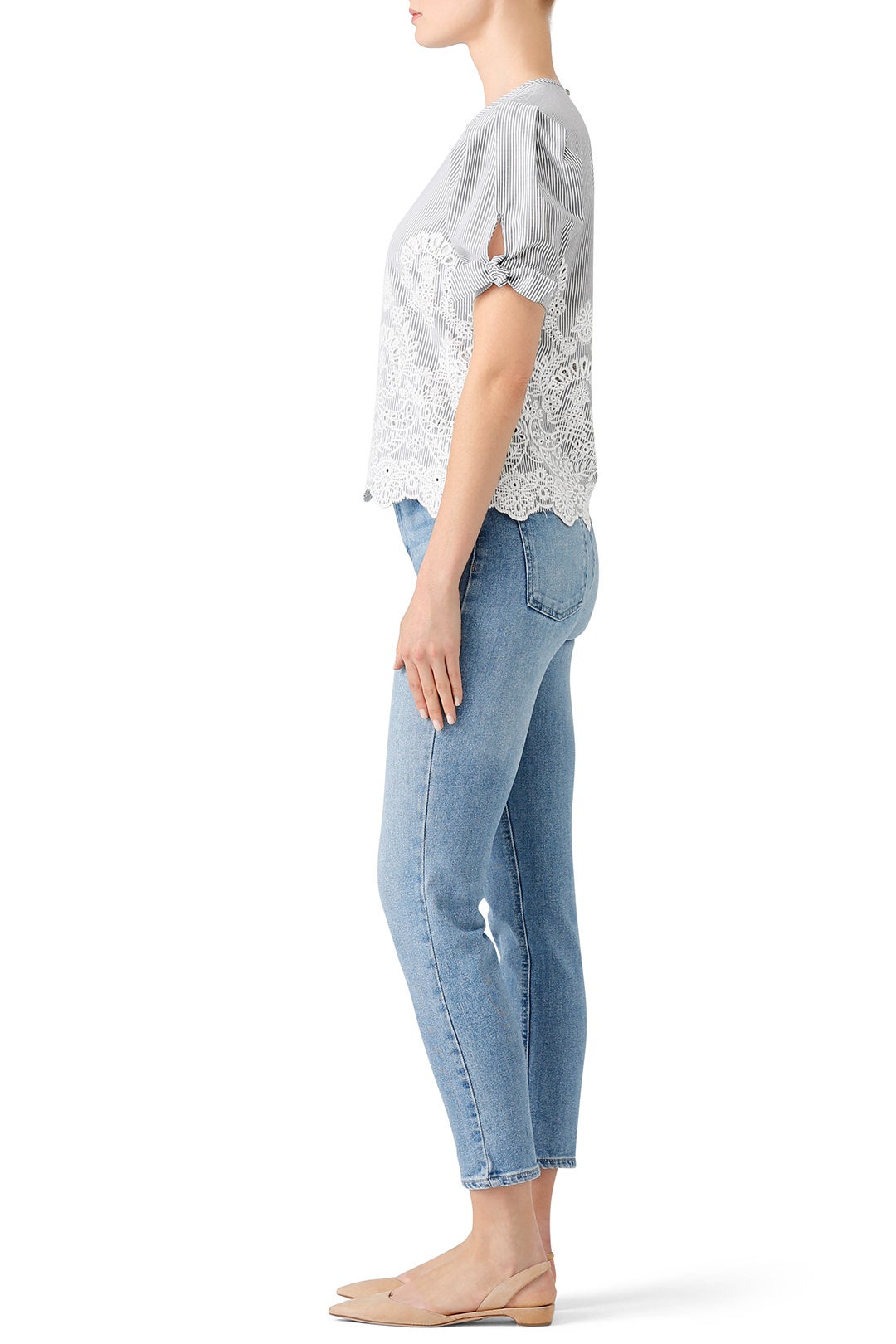 Eyelet Juniper Top by Saylor 1
