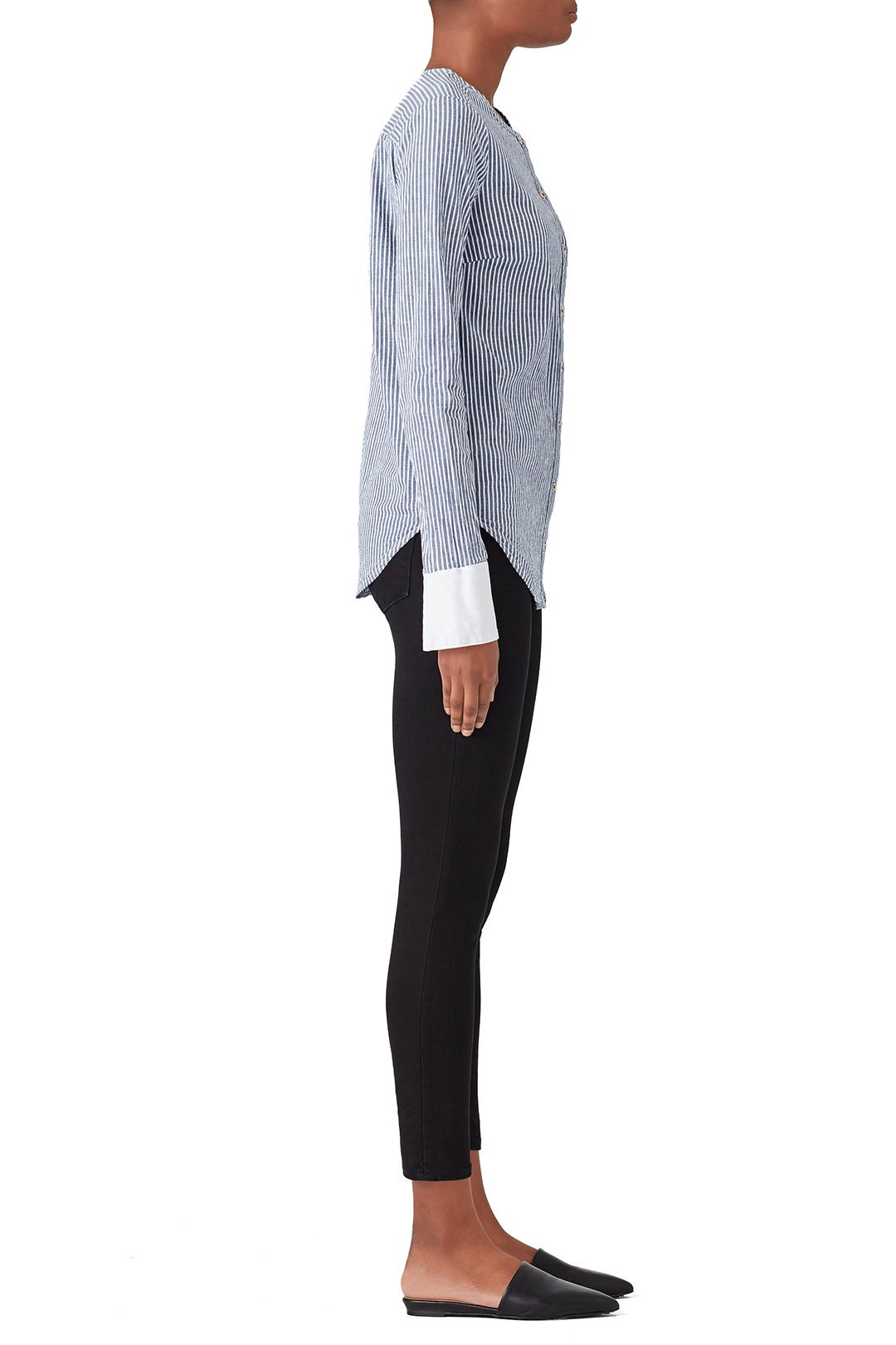 Contrast Cuff Shirt by Michael Stars 1