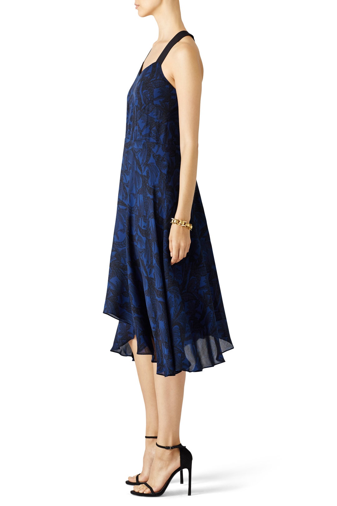 Indigo Handkerchief Hem Dress by Derek Lam 10 Crosby 1