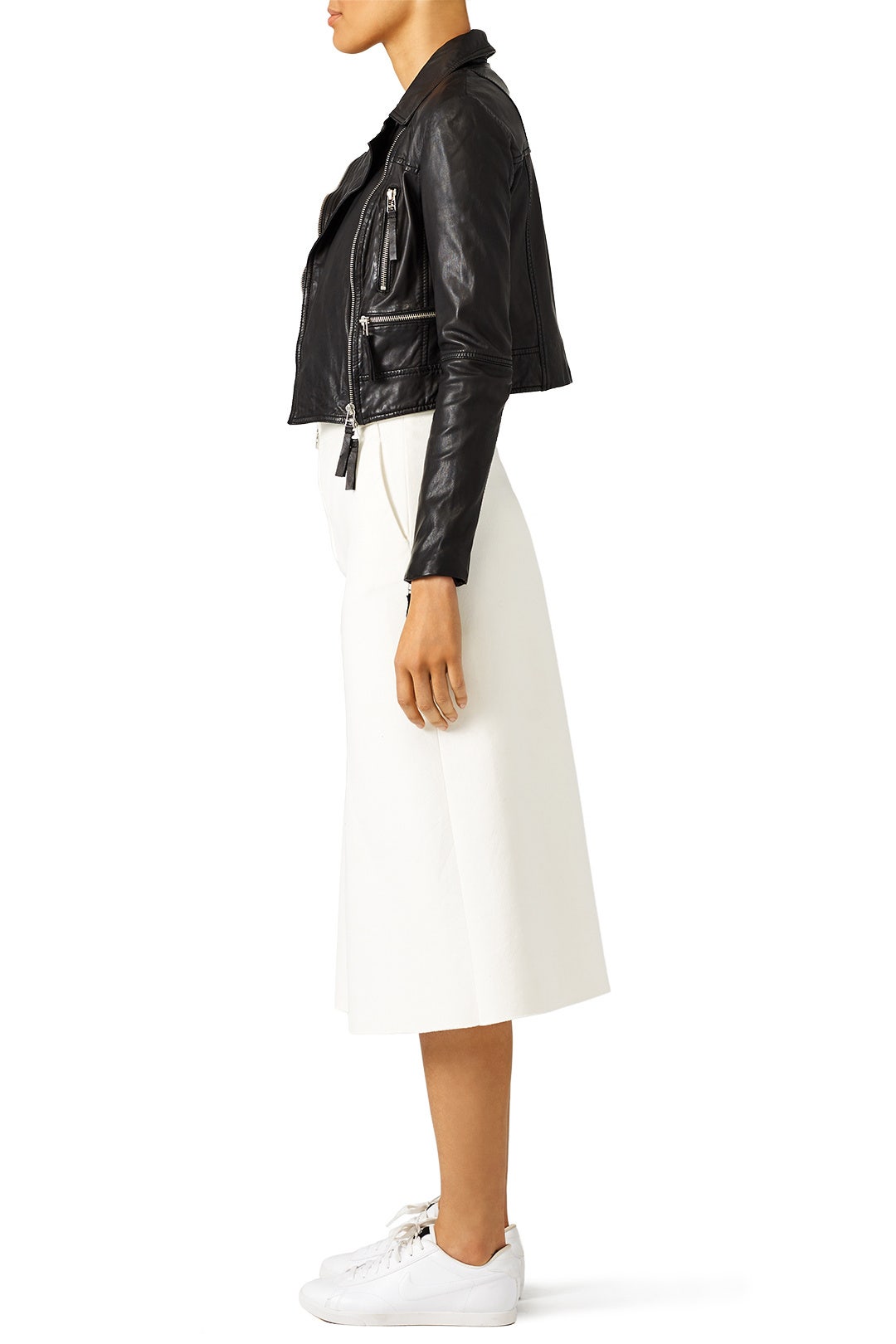 Hailey Leather Moto Jacket by Marissa Webb 2