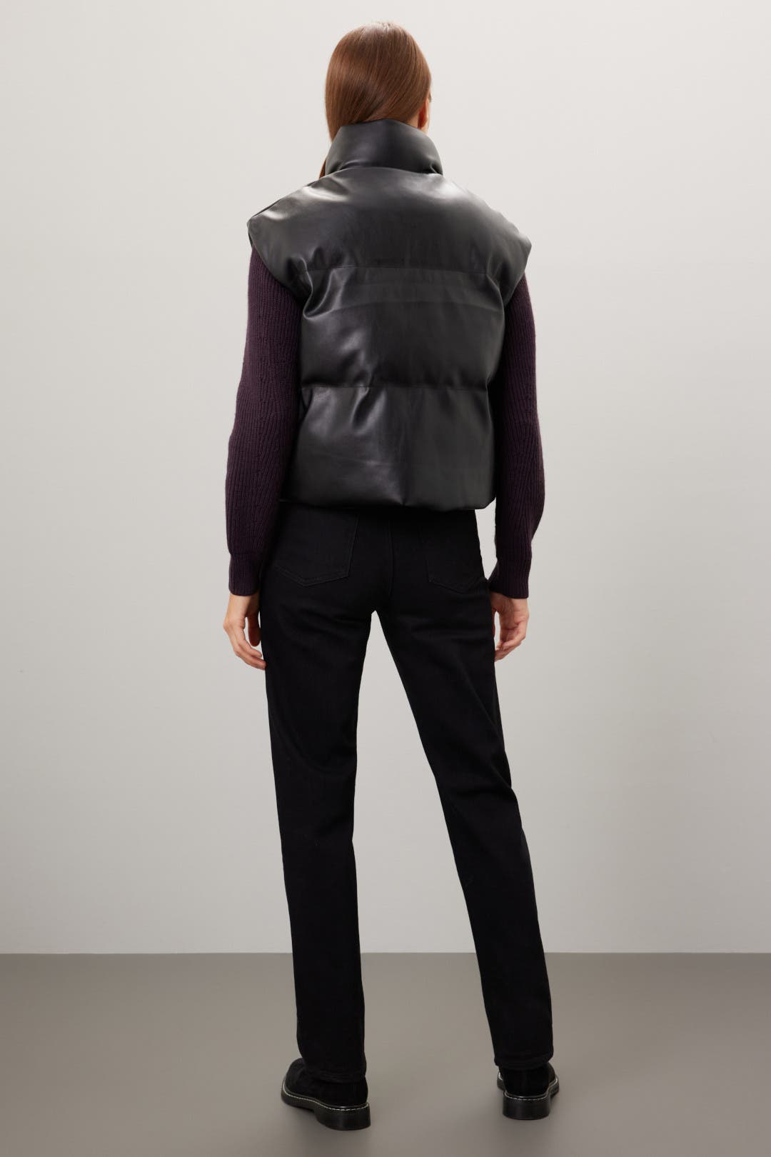 Faux Leather Puffer Vest by Peter Som x RTR | Rent the Runway