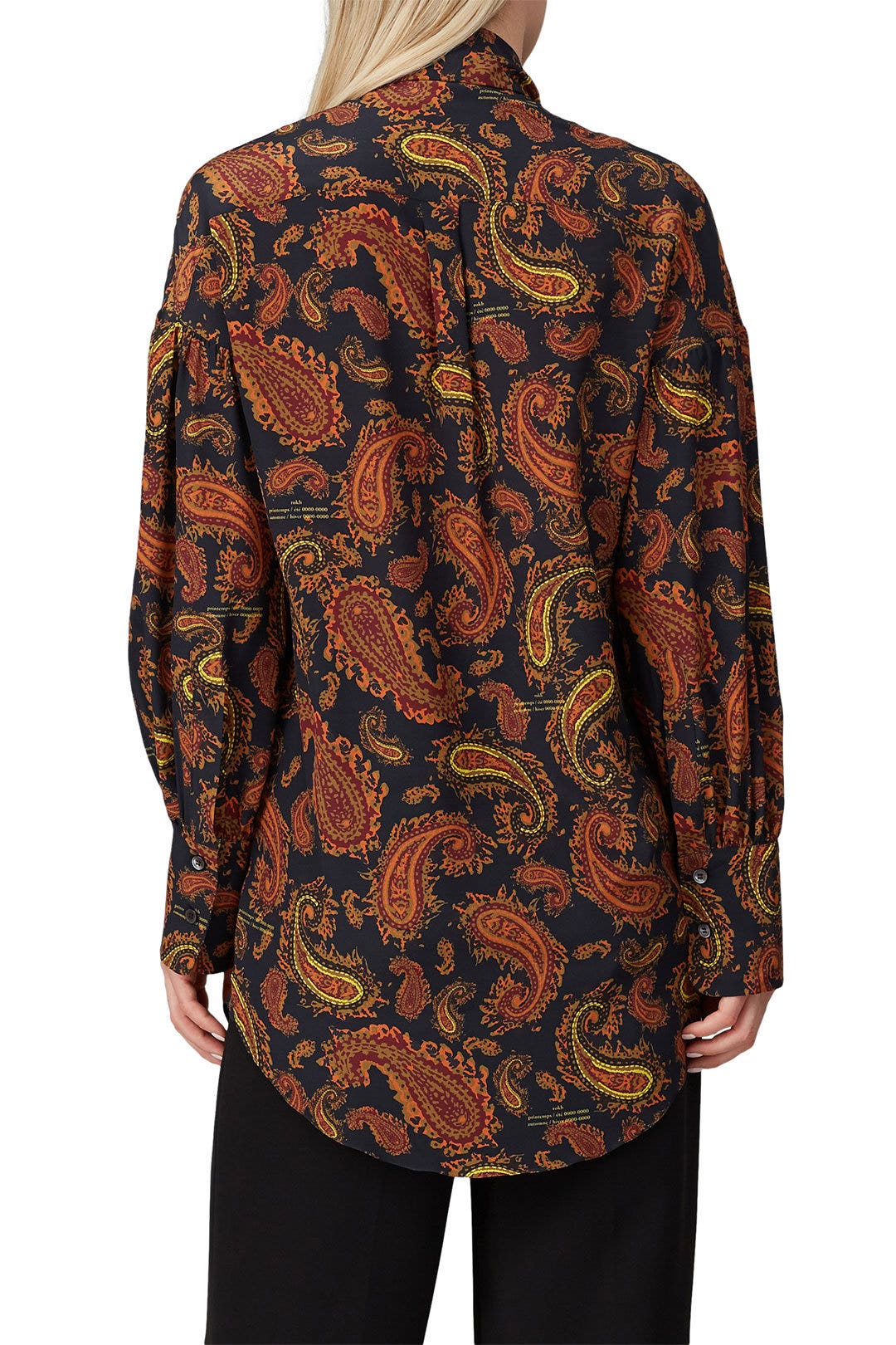 Double Tie Neck Blouse by rokh 2