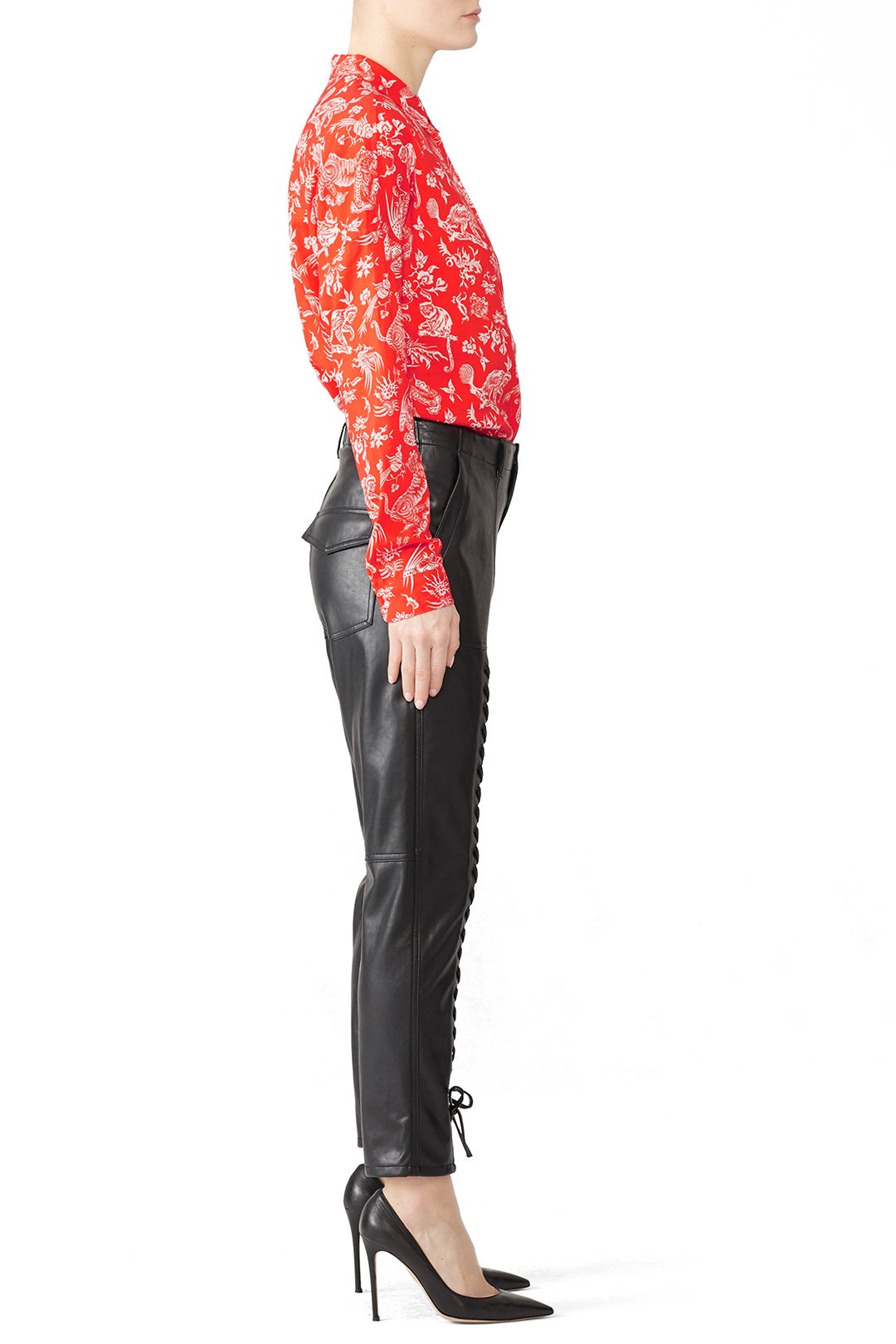 Oversized Printed Shirt by Scotch & Soda 1