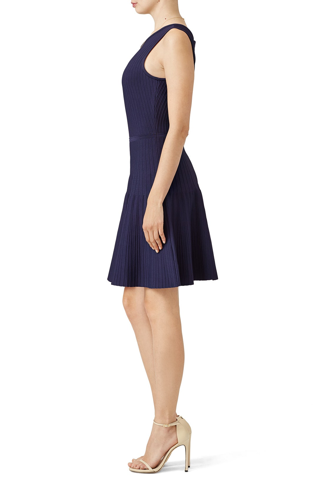 Navy Power Stretch Ballet Dress by Pink Tartan 1