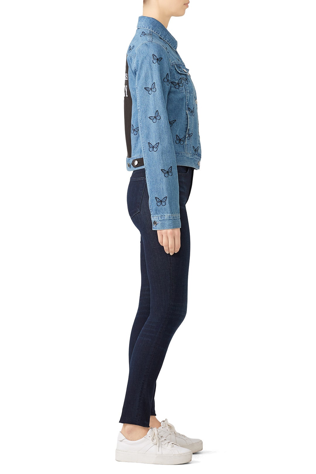 Good Vibes Only Denim Jacket by Samantha Sipos 1