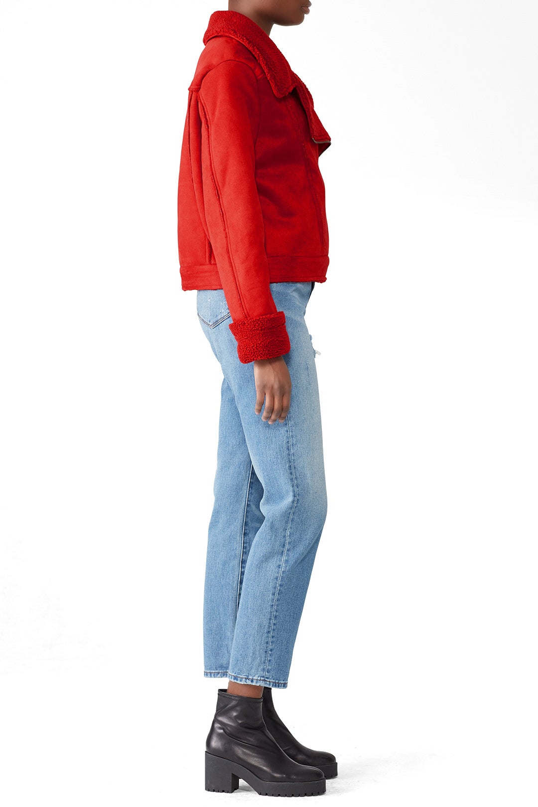 Sometimes Faux Shearling Jacket by The Fifth Label 1