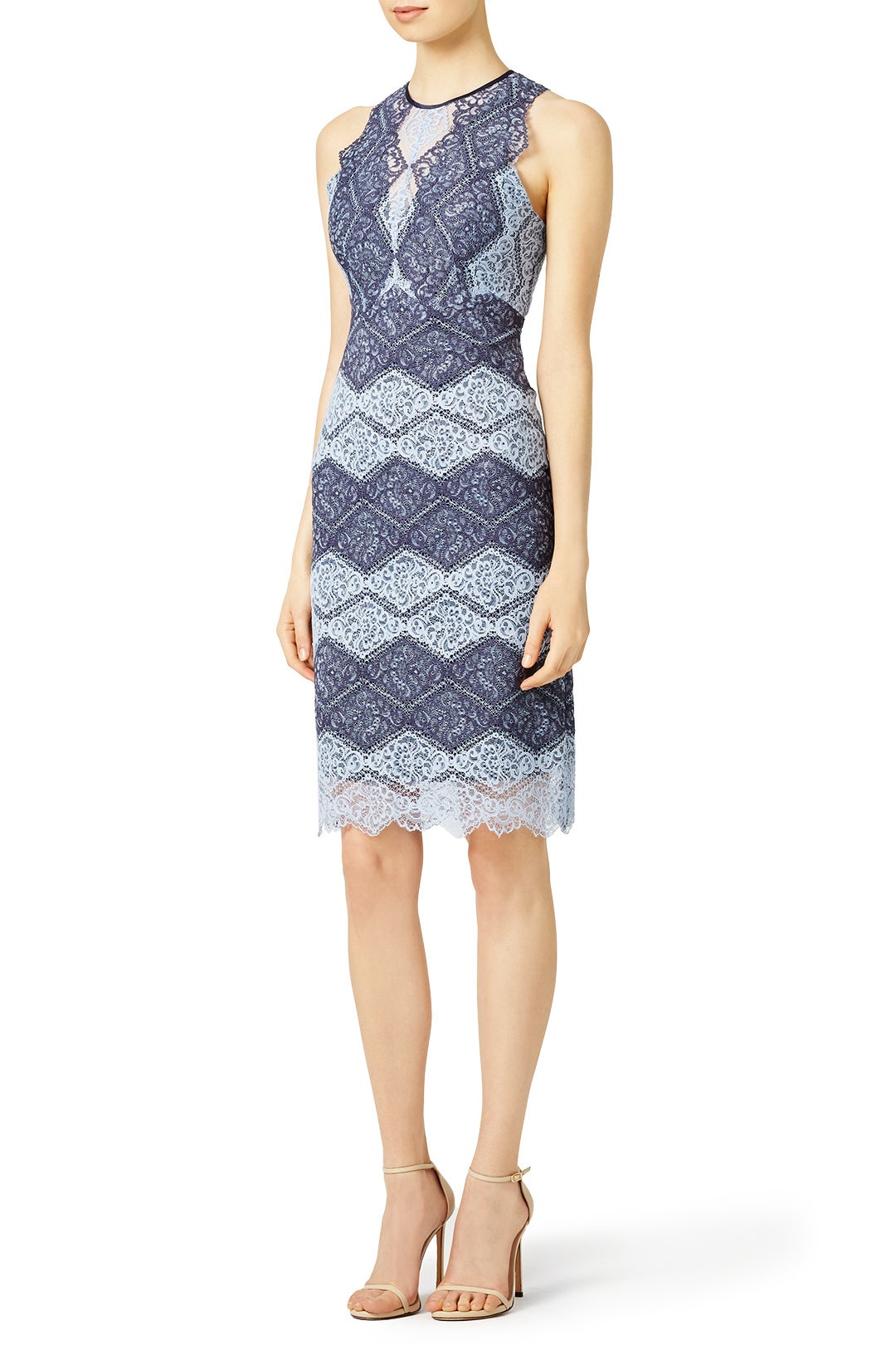Blue Lace Meredith Sheath by ERIN erin fetherston 1