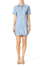 Signature Chambray Dress by Equipment