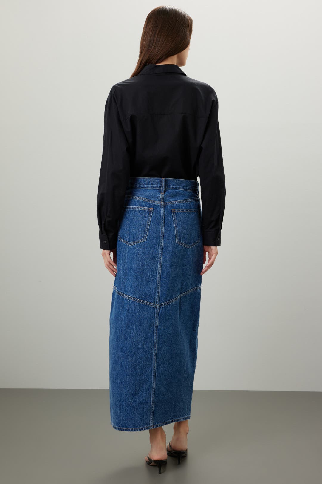 Denim Mid-Rise Maxi Skirt by Madewell | Rent the Runway