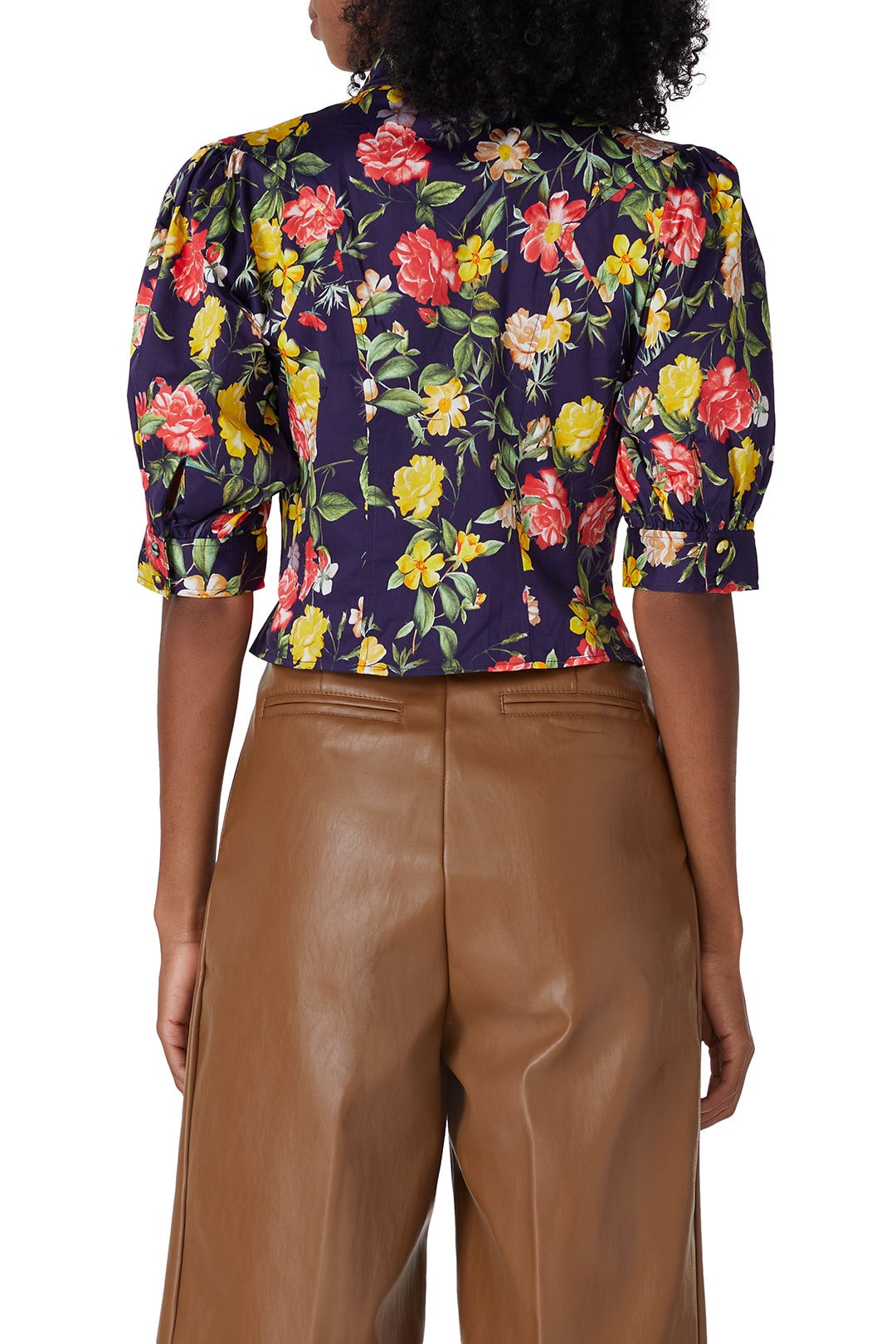Floral Printed Puff Sleeve Top by Marissa Webb x RTR 1