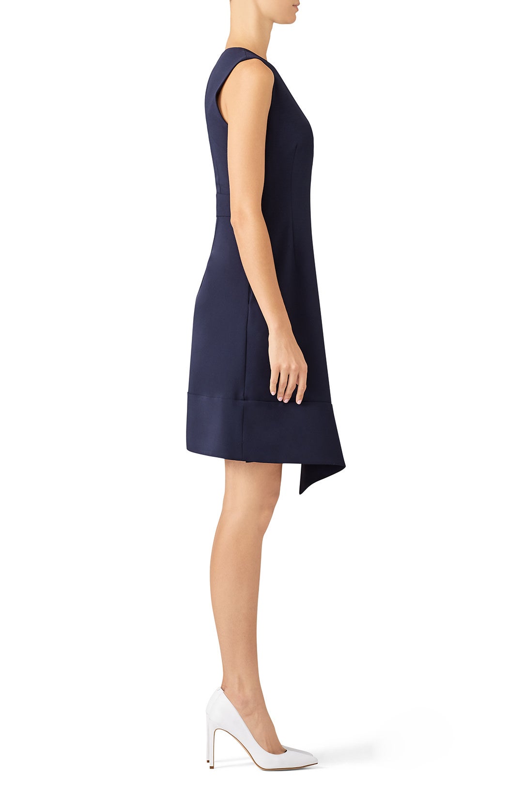 Navy Barrow Wrap Dress by Of Mercer 1