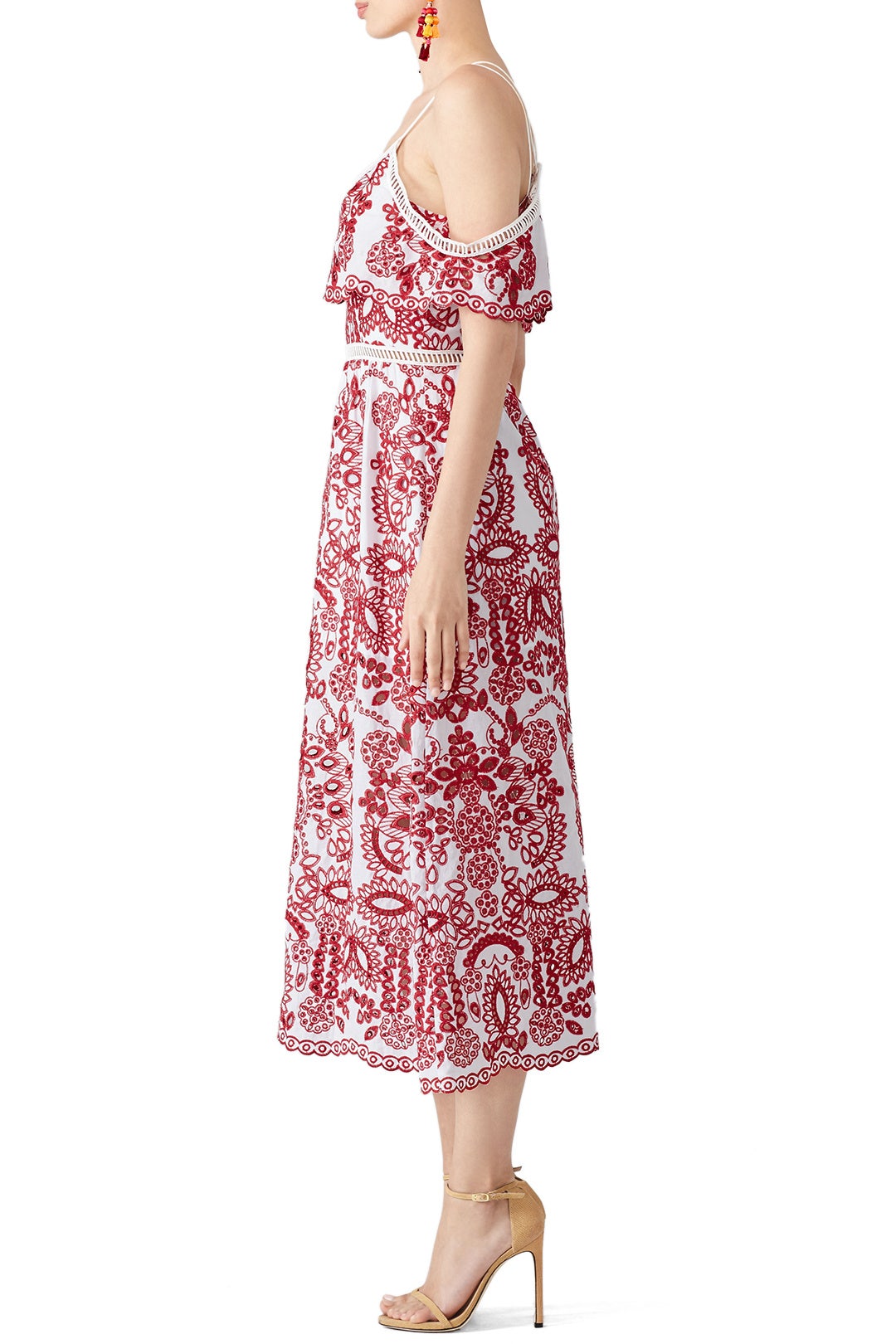 Red Cassie Maxi Dress by Saylor 2