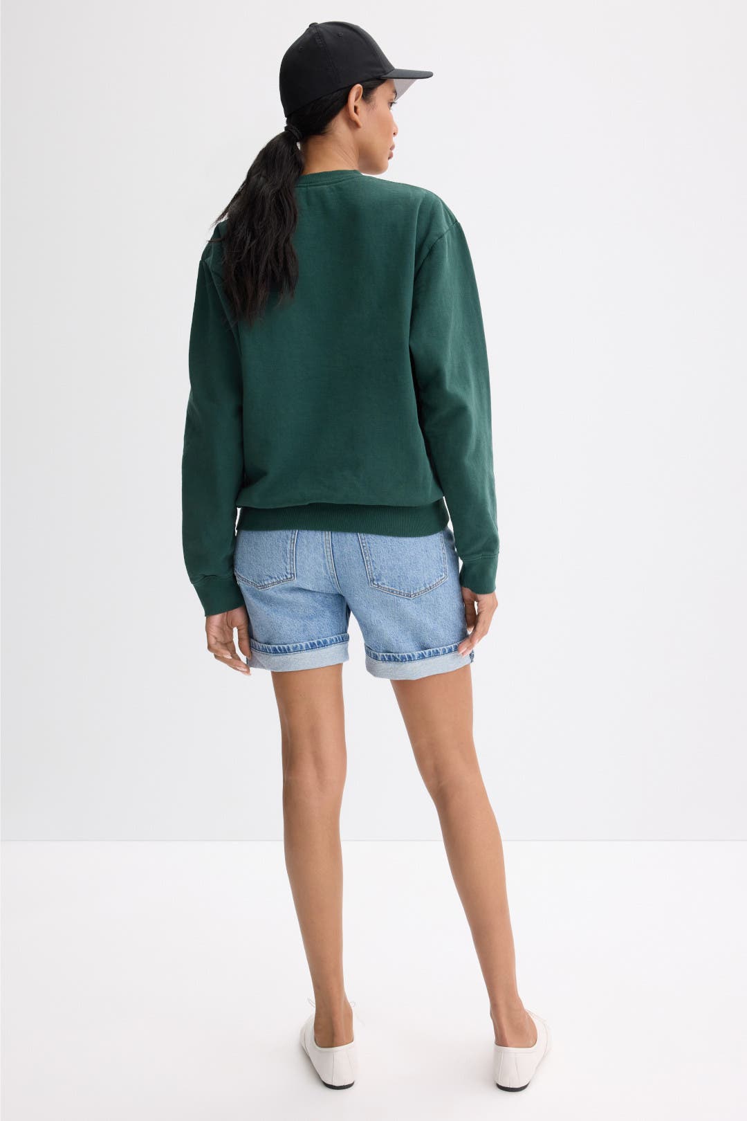 Wellness Ivy Crewneck Dip Dye Hoodie by Sporty & Rich | Rent