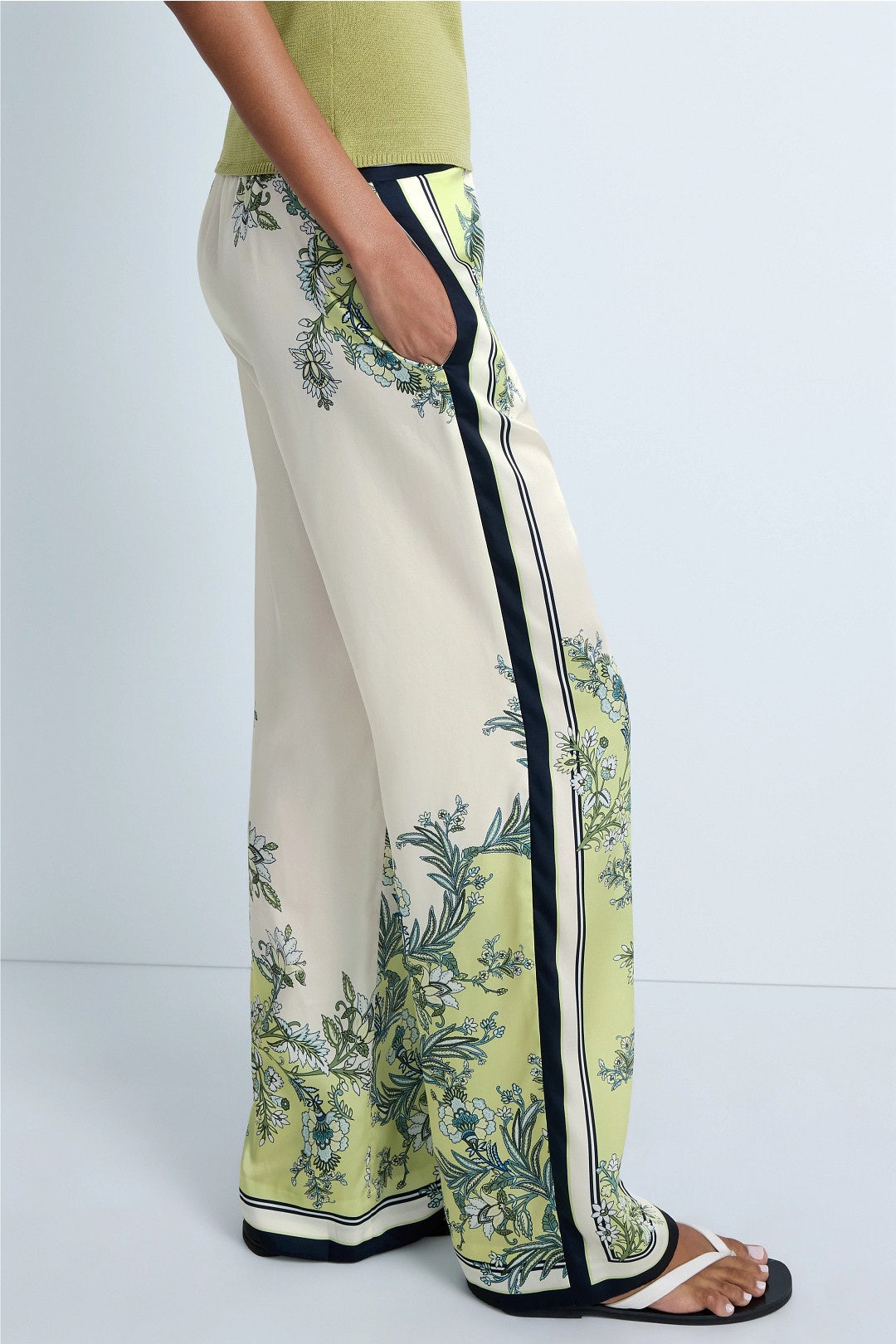 Grigore Floral Print Silk Pants by Veronica Beard 1