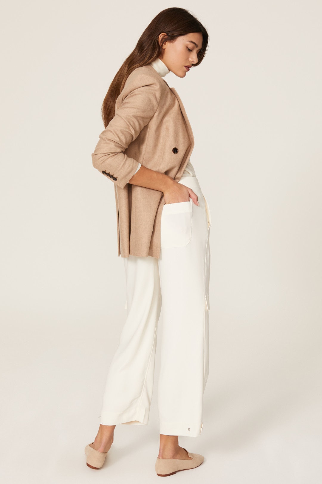 Curved Seam Cargo Pants by Club Monaco 2