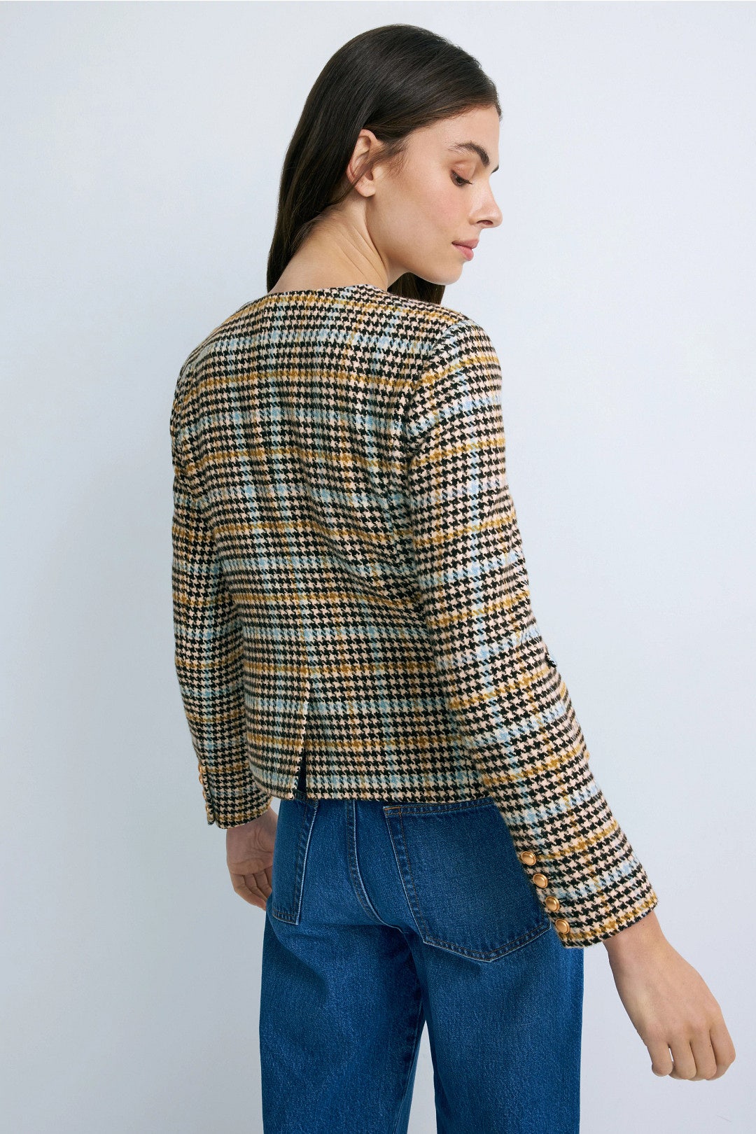 Billie Herringbone Jacket by Central Park West 2