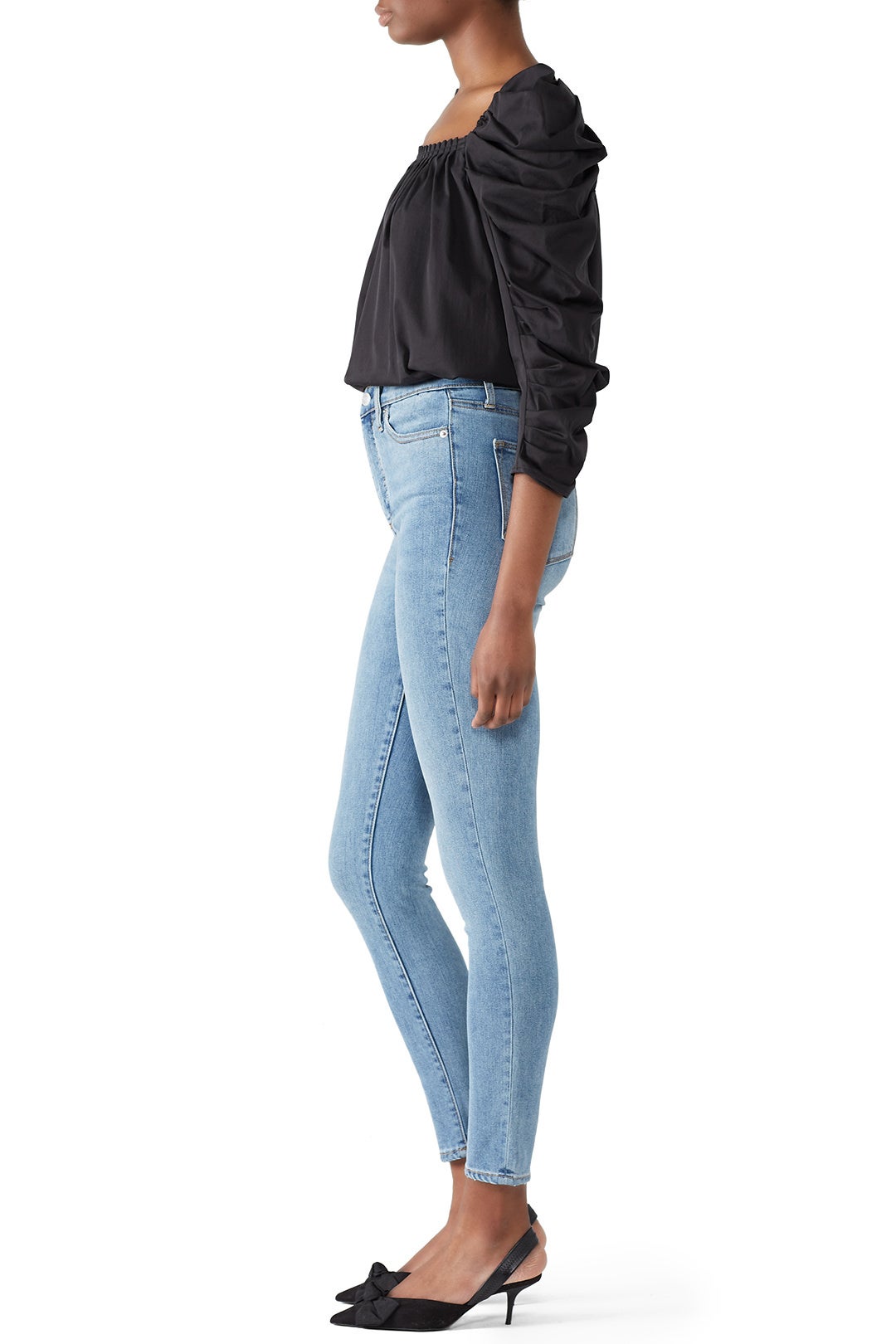 Poplin Square Neck Blouse by kate spade new york 1