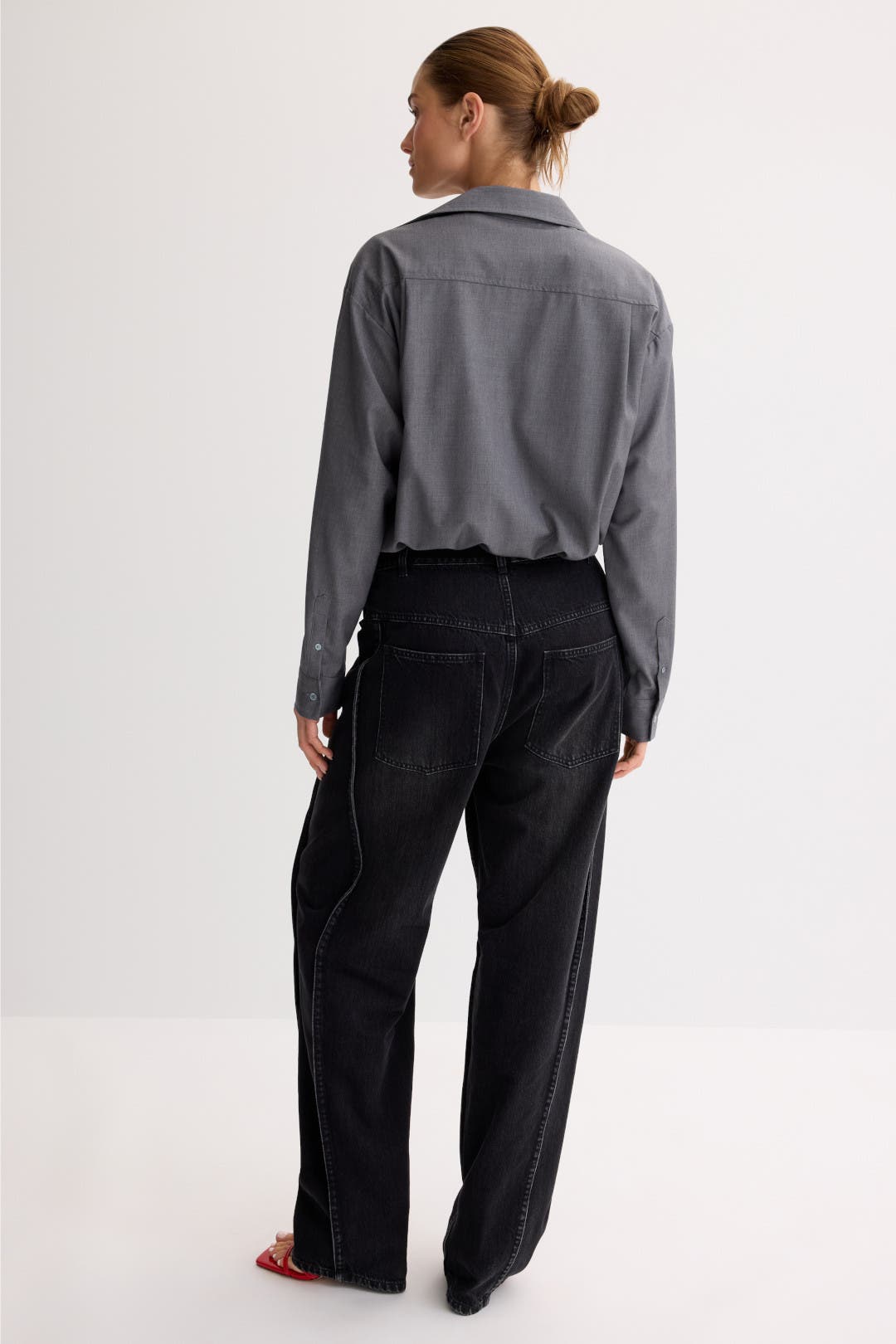 Vintage Black Denim Tuck Jean by Tibi | Rent the Runway